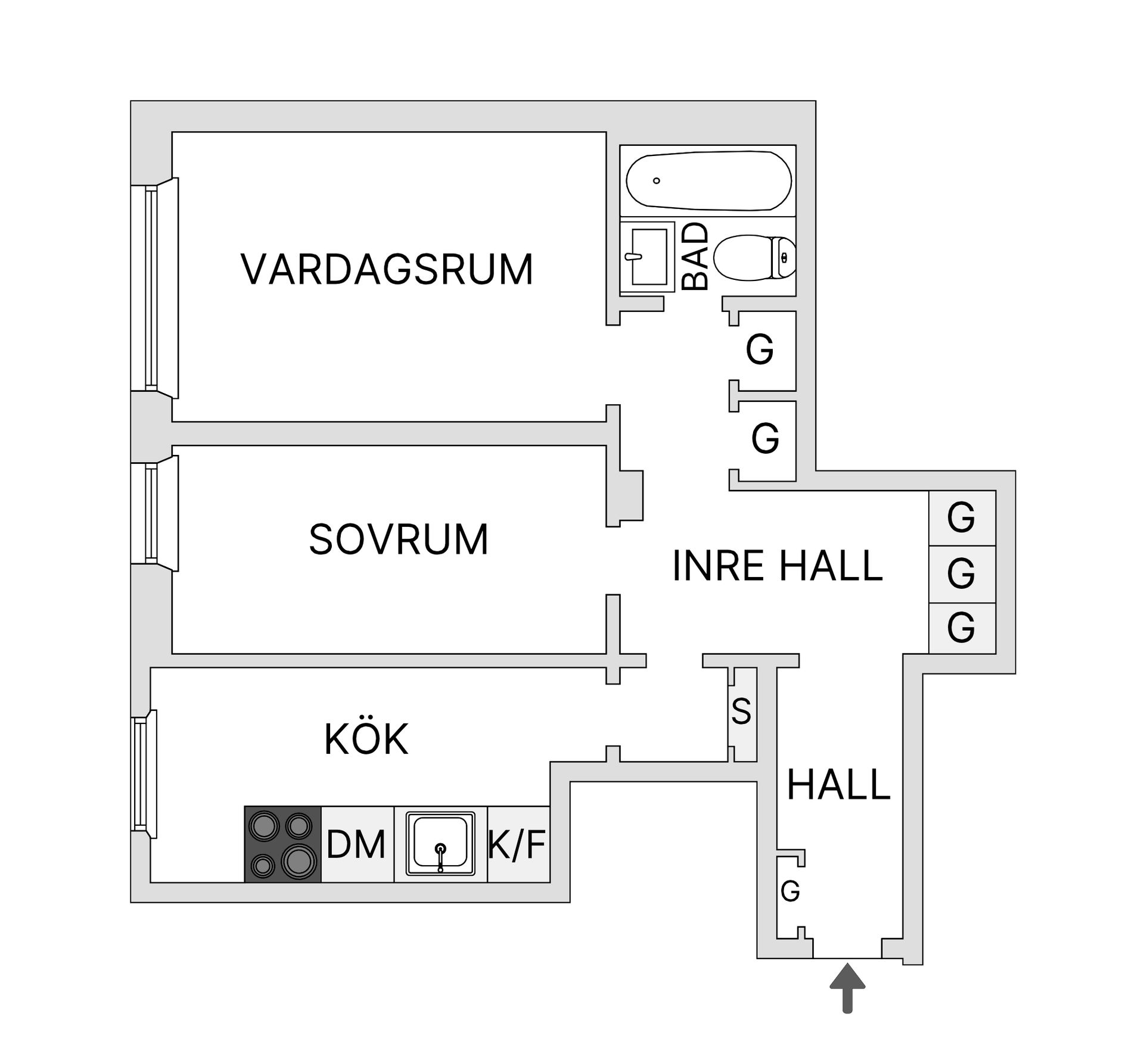 Bostadsrätt, Kommendörsgatan 42, Östermalm, Stockholm