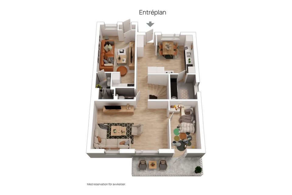 Radhus, Spjutgatan 42, Murberget, Härnösand