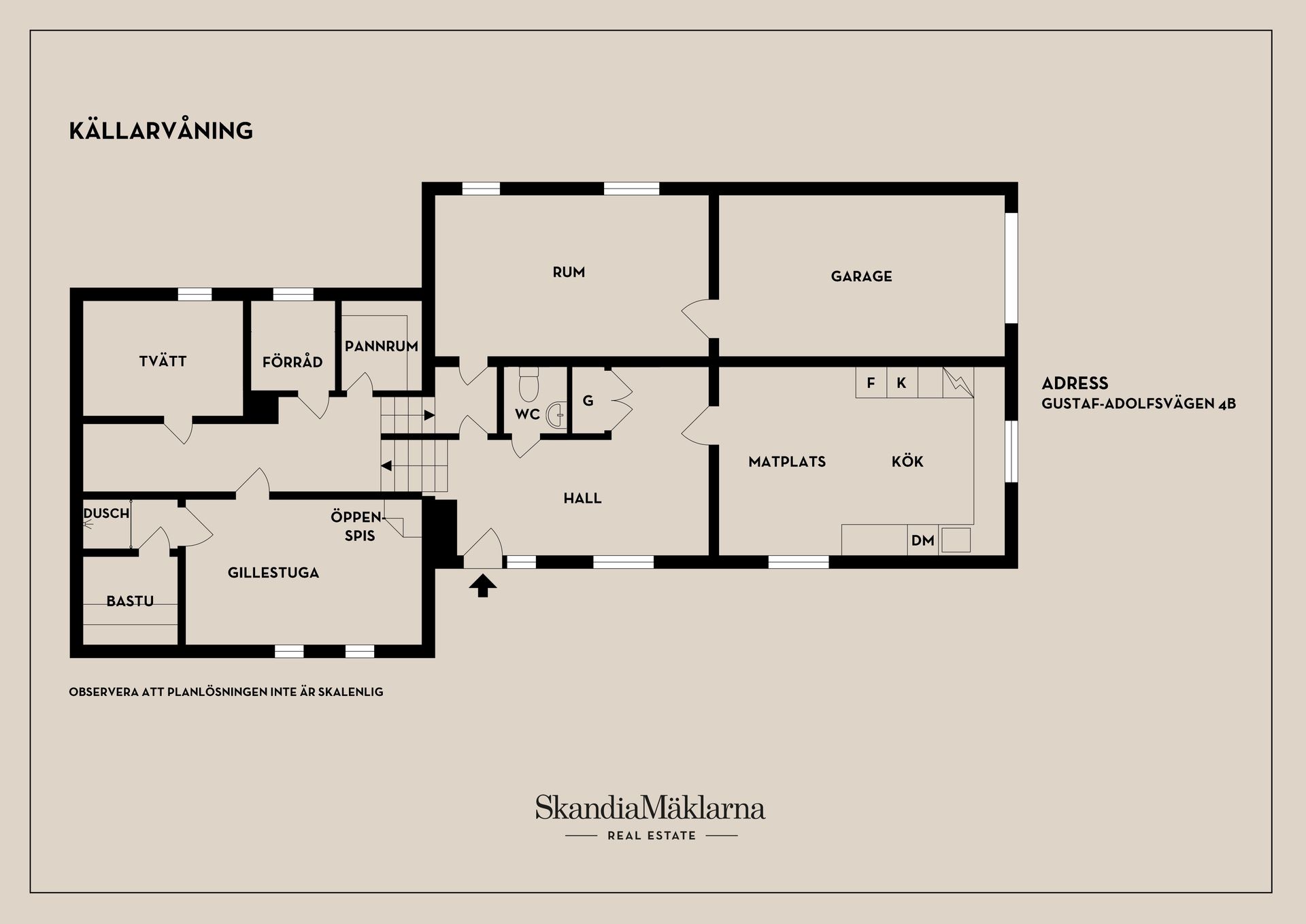 Villa, Gustaf-Adolfsvägen 4B, Oppeby, Nyköping