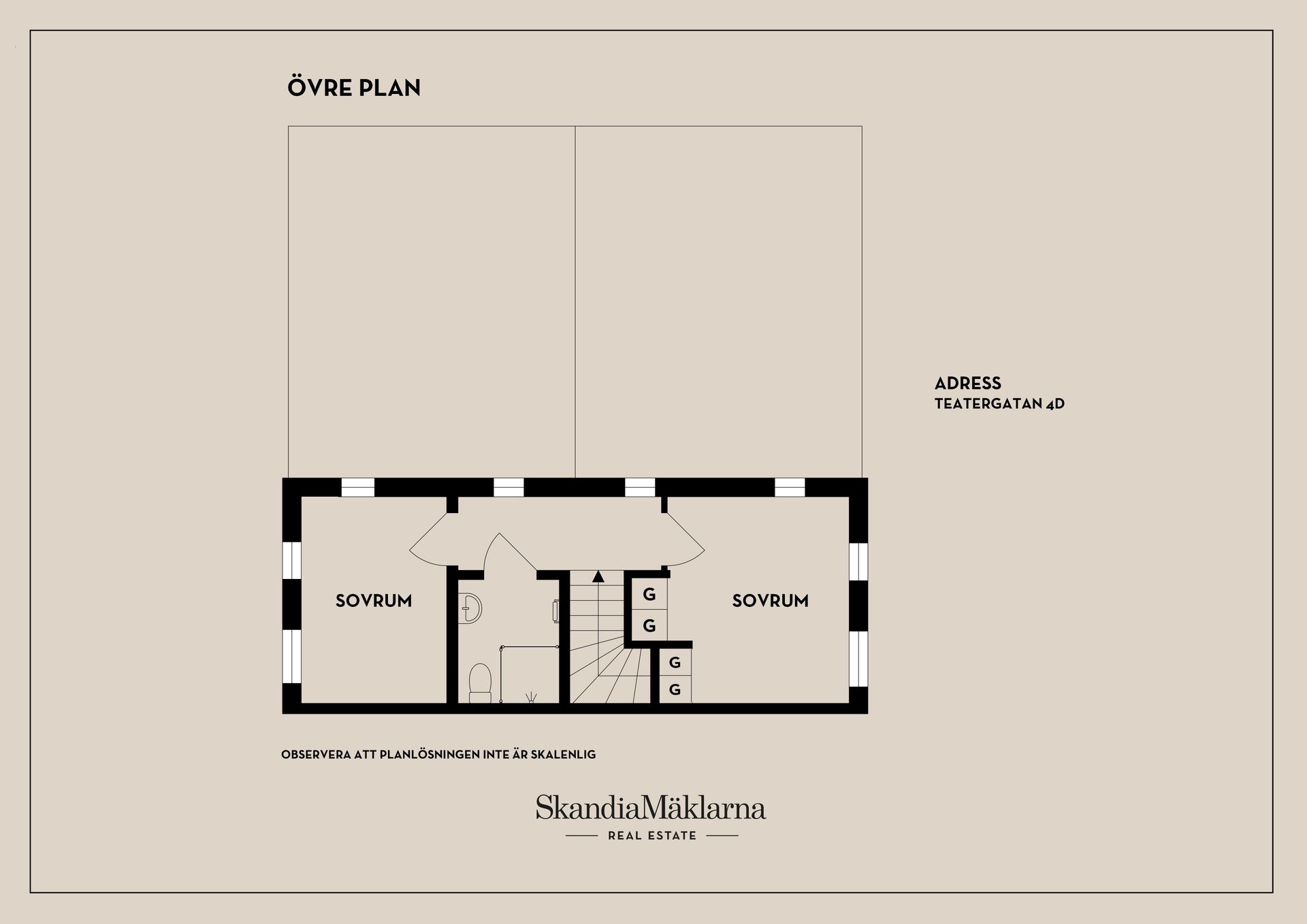 Radhus, Teatergatan 4D, Centralt Väster, Nyköping