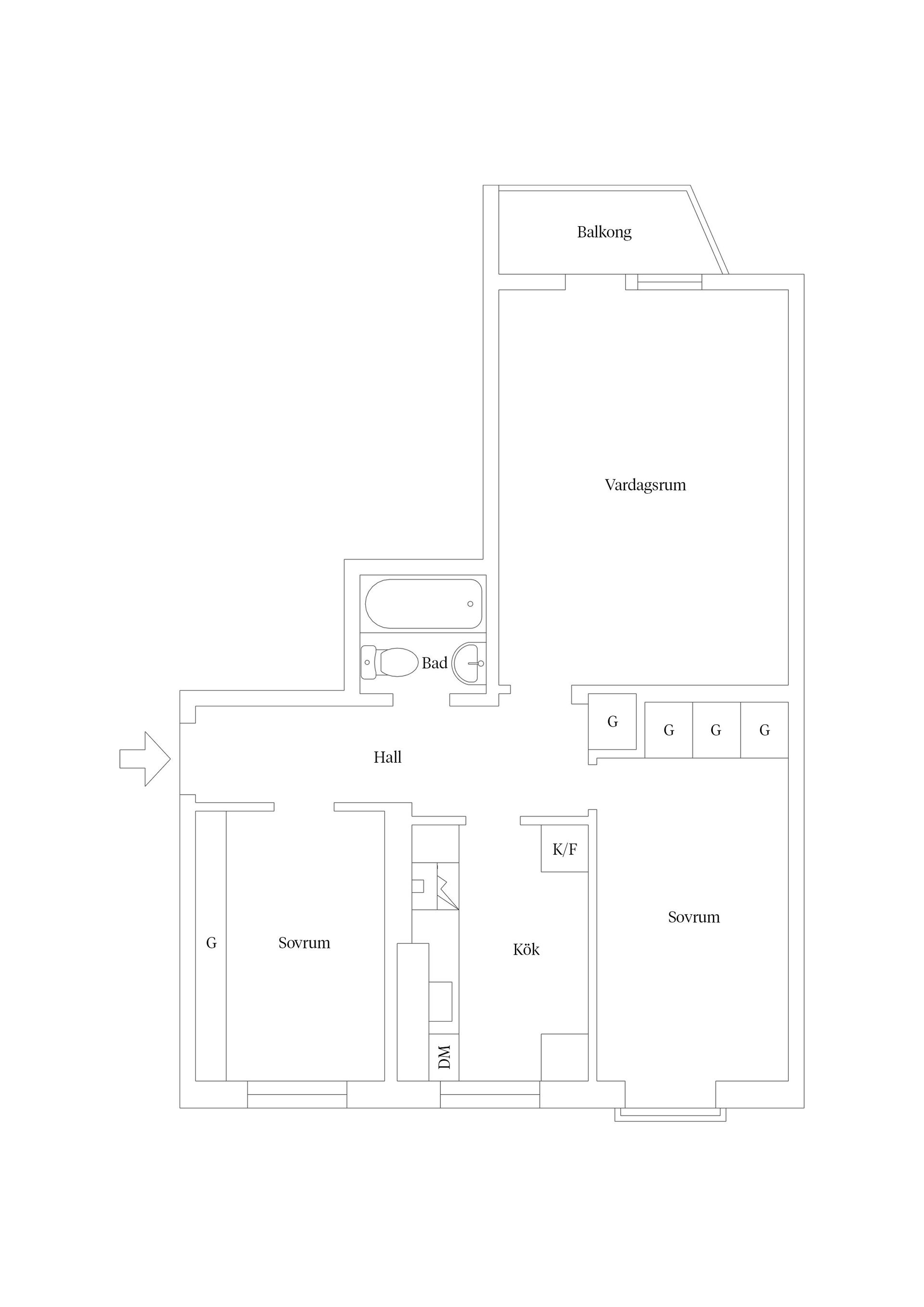 Bostadsrätt, Bobergsängen 2C, Pildammarna, Malmö
