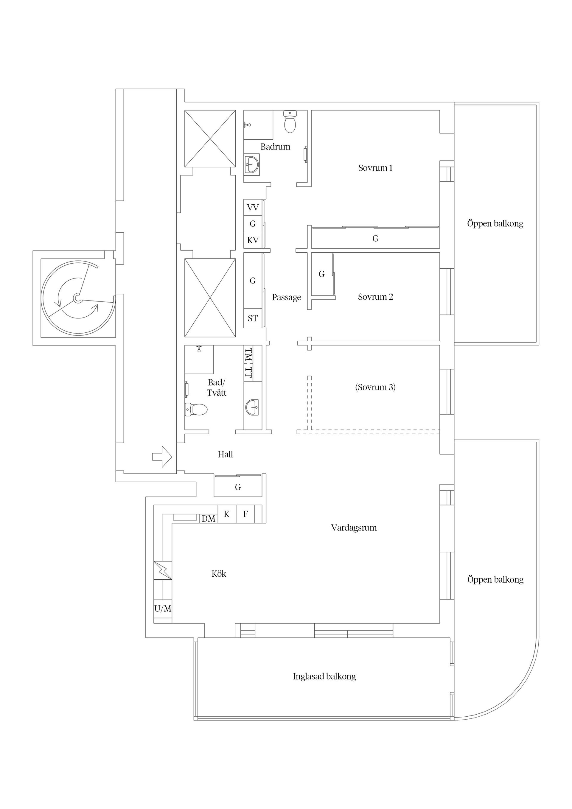 Bostadsrätt, Jeanssongatan 17, Varvsholmen, Kalmar
