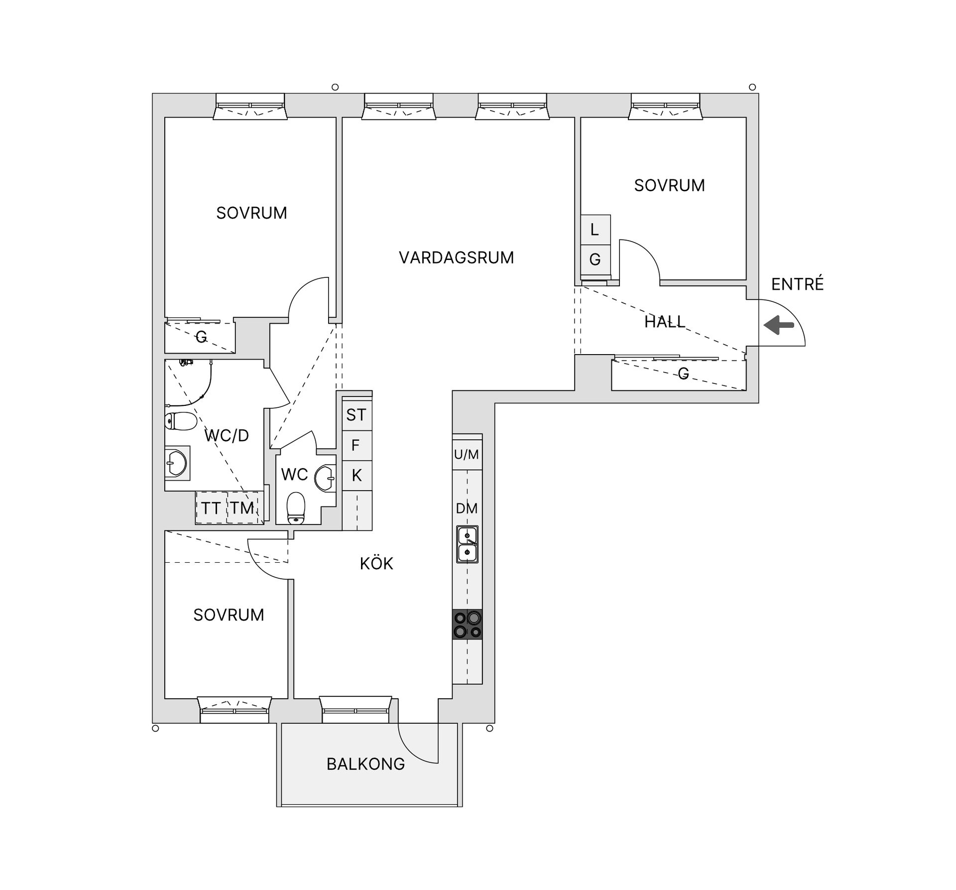 Bostadsrätt, Trollhasselgatan 8, Centrala Hisingen, Göteborg
