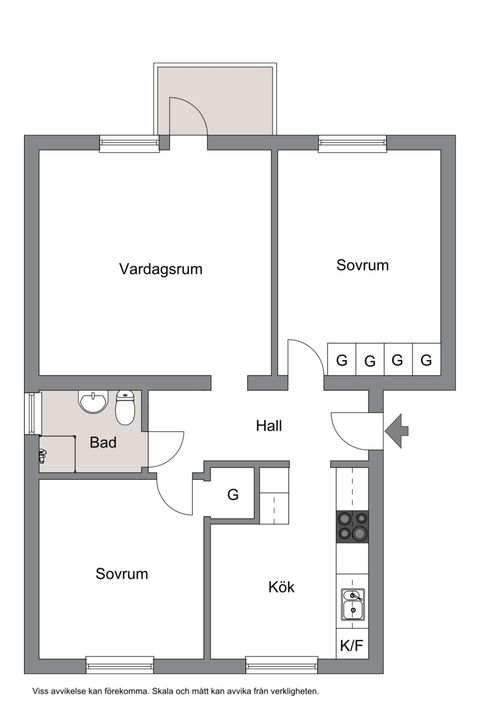 Bostadsrätt, Allévägen 25, Centrum, Vallentuna