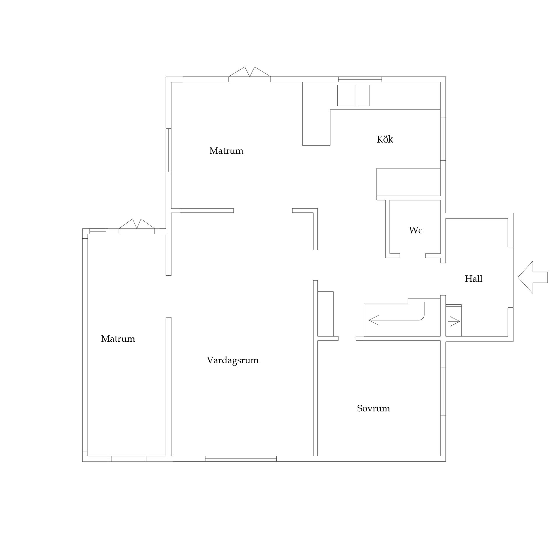 Villa, Tegelbruksvägen 1, Forsby, Gävle