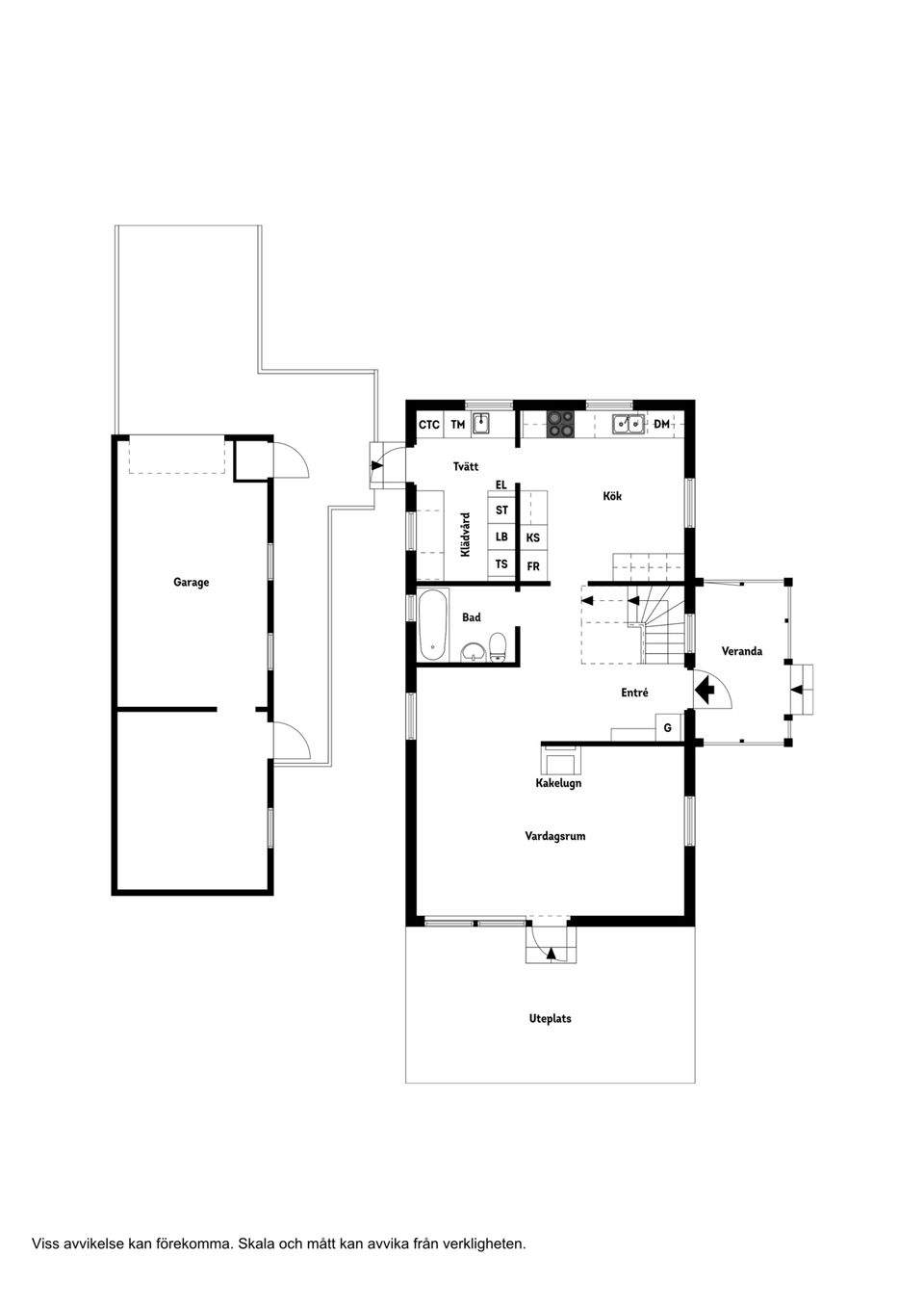 Villa, Östra Staketgatan 23, Centralt, Kristinehamn