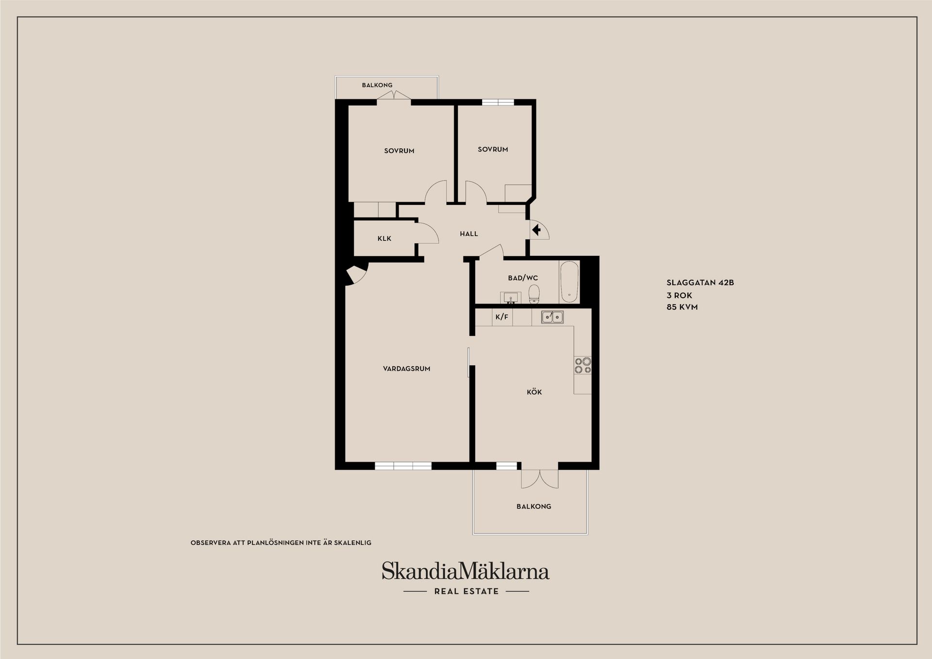 Bostadsrätt, Slaggatan 42B, Falun - Centrum, Falun