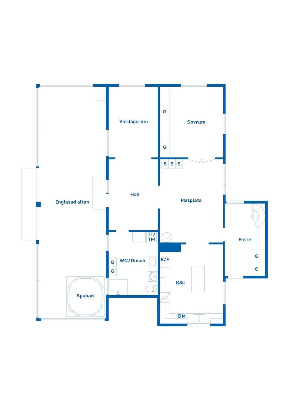 Villa, Stationsvägen 5, Korsberga, Hjo