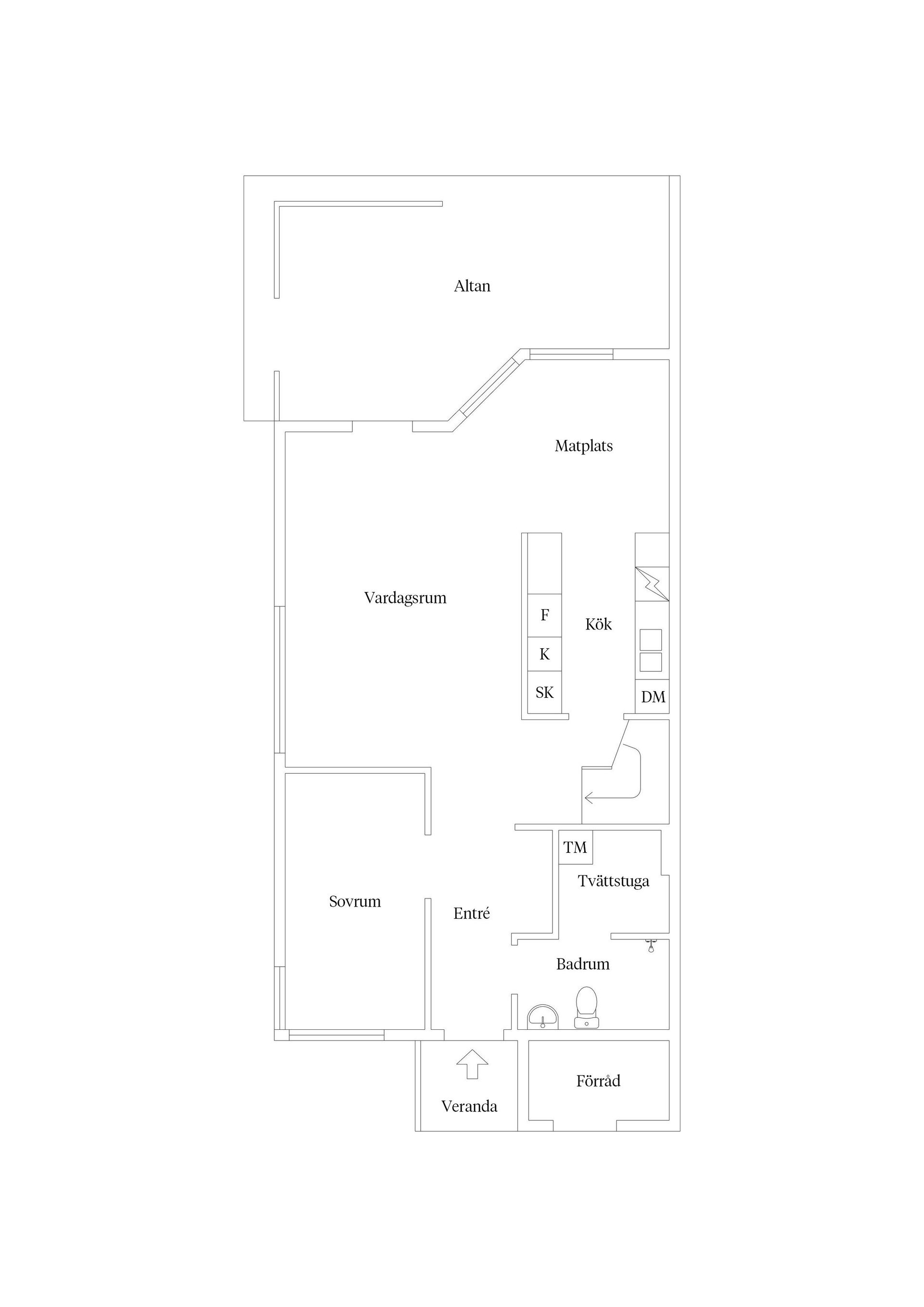 Bostadsrätt, Skalkarevägen 34B, Lindsdal, Kalmar