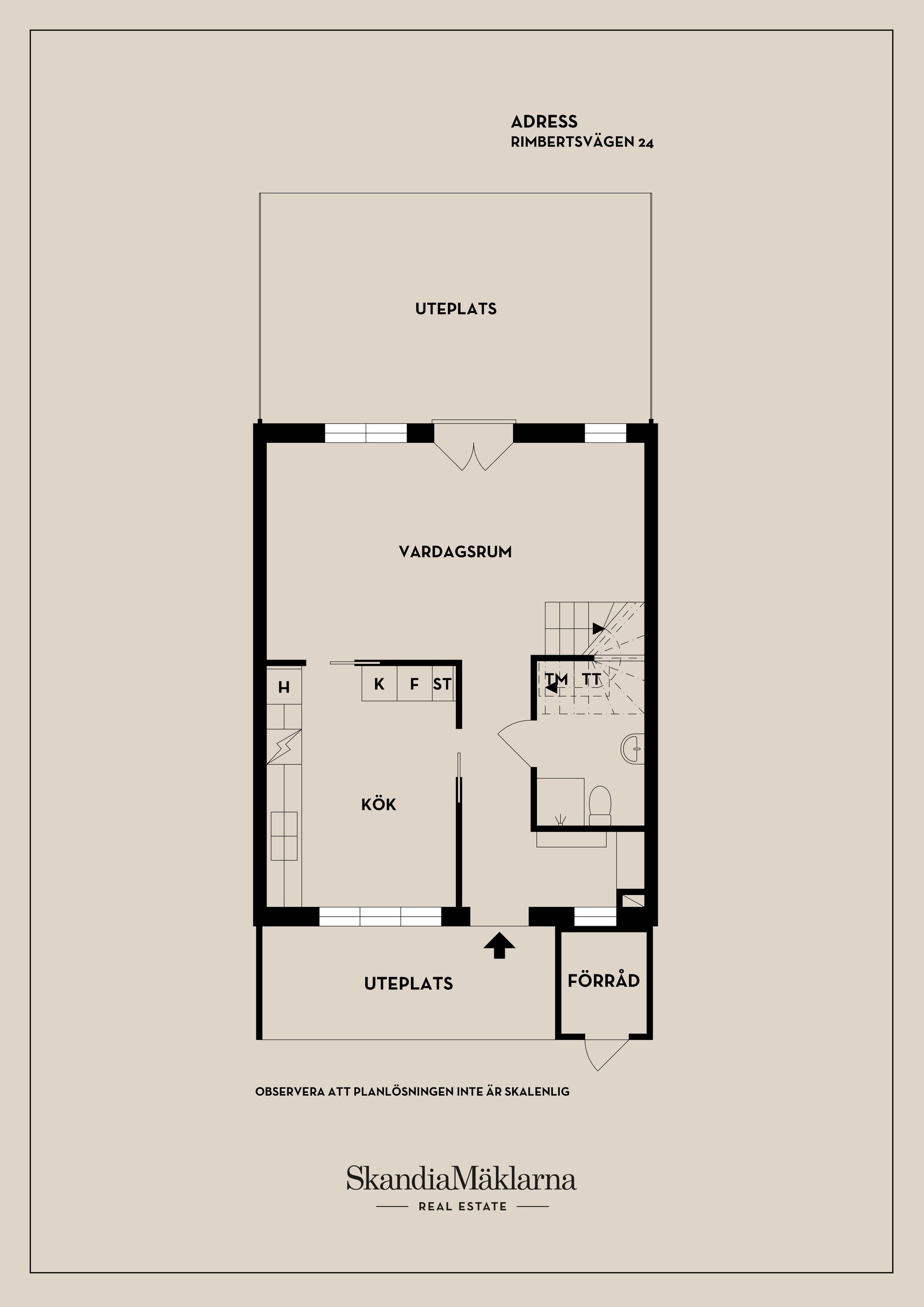Radhus, Rimbertsvägen 24, Aspudden, Stockholm