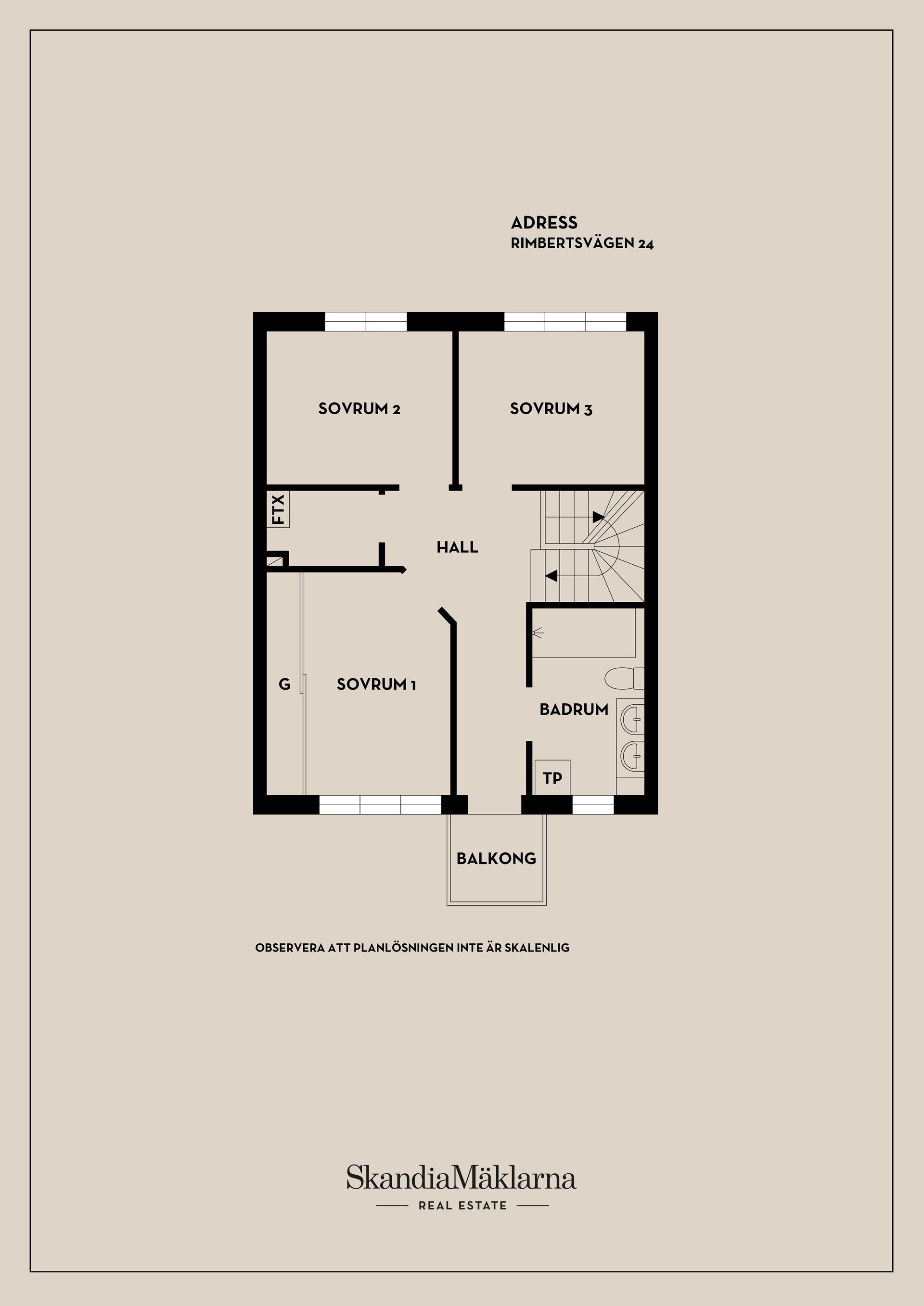 Radhus, Rimbertsvägen 24, Aspudden, Stockholm
