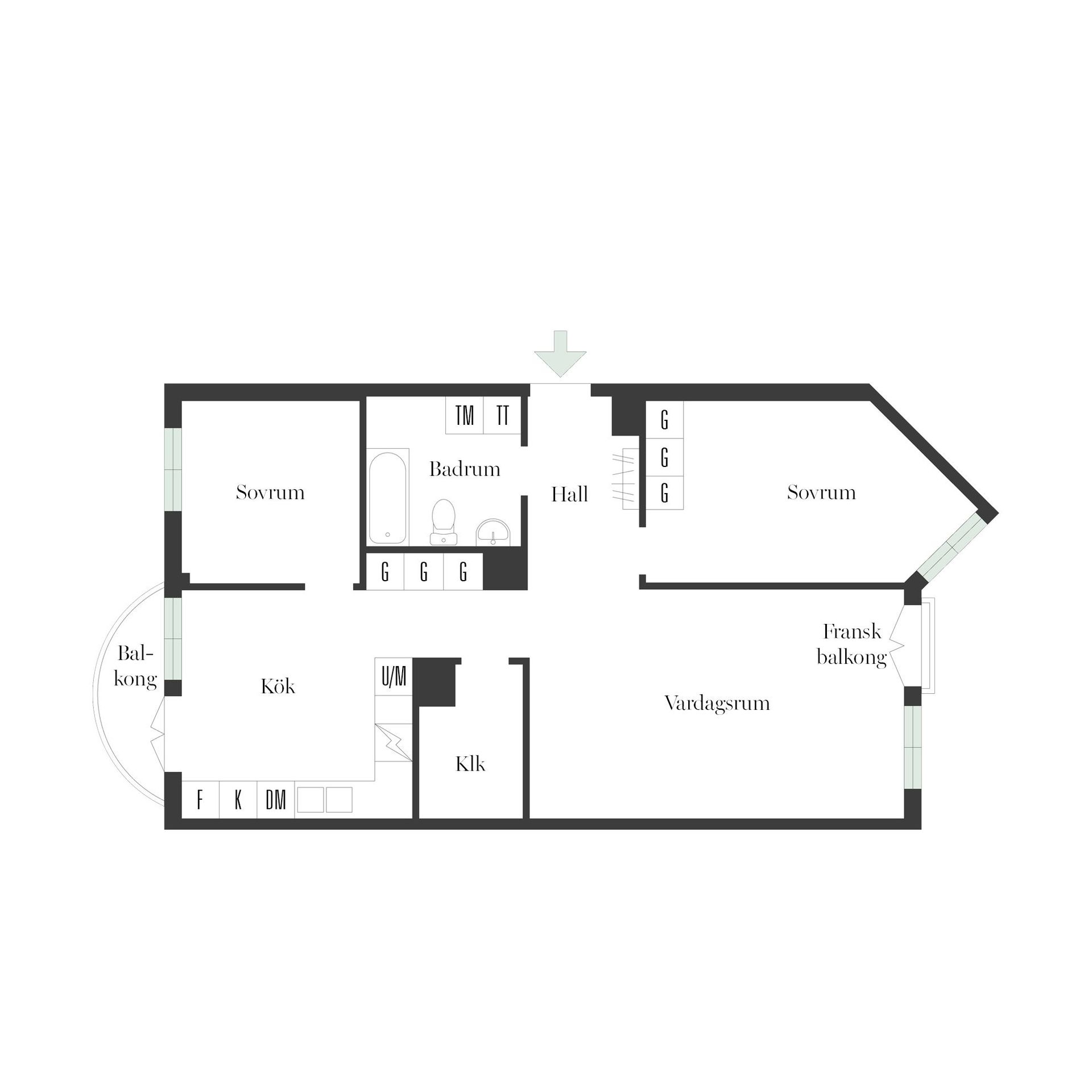 Bostadsrätt, Tegelviksgatan 81, 4 tr, Södermalm, Stockholm