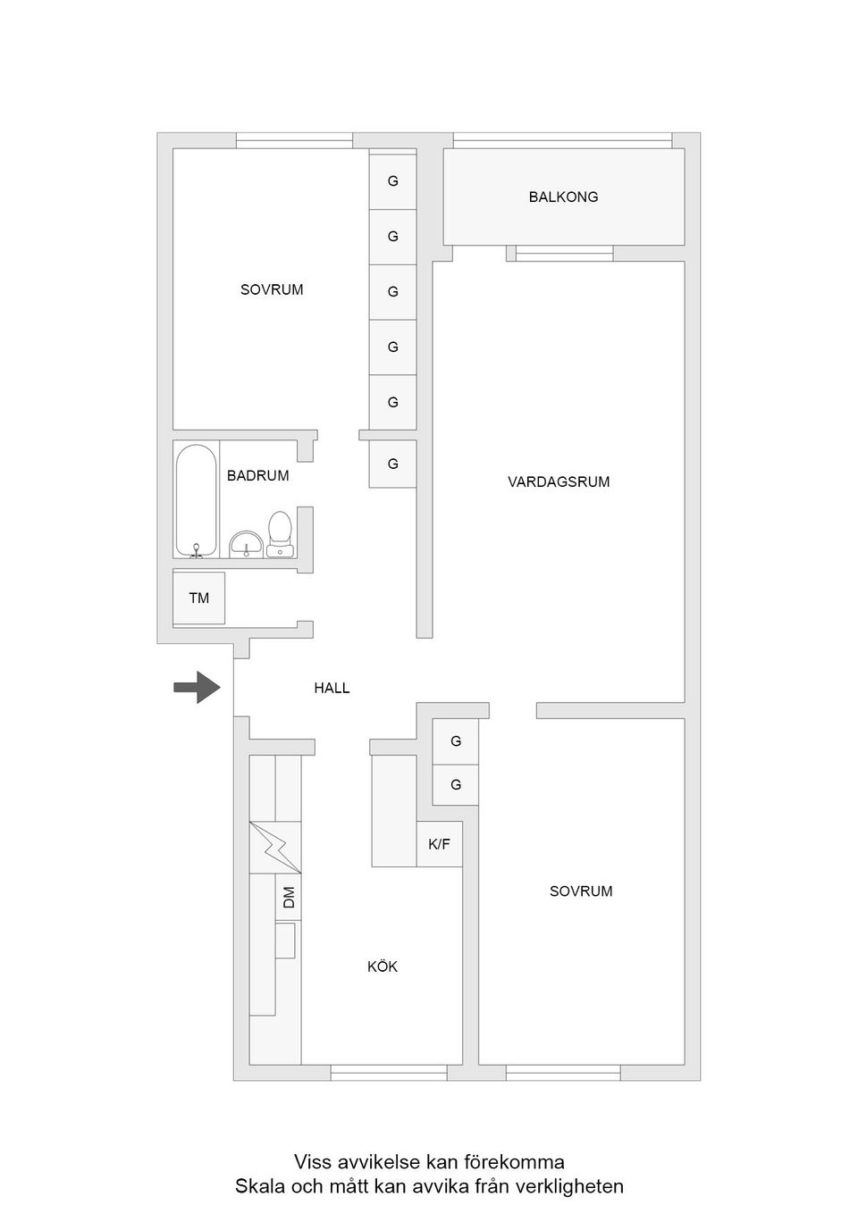 Bostadsrätt, Kaserngatan 3, Viksäng, Västerås