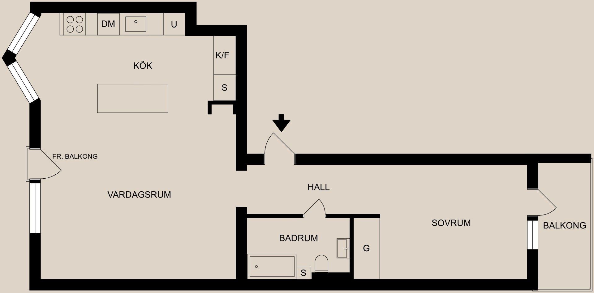 Bostadsrätt, Fleminggatan 20, Centralt - Strömmen, Norrköping