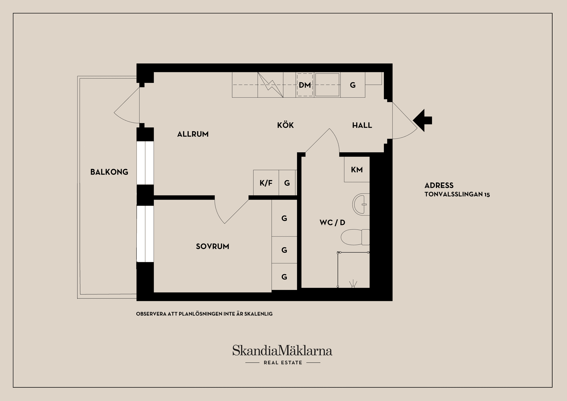 Bostadsrätt, Tonvalsslingan 15, Telefonplan / Midsommarkransen, Stockholm