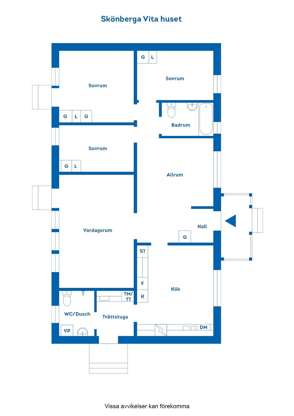 Villa, Skönberga Vita huset 1, Söderköping