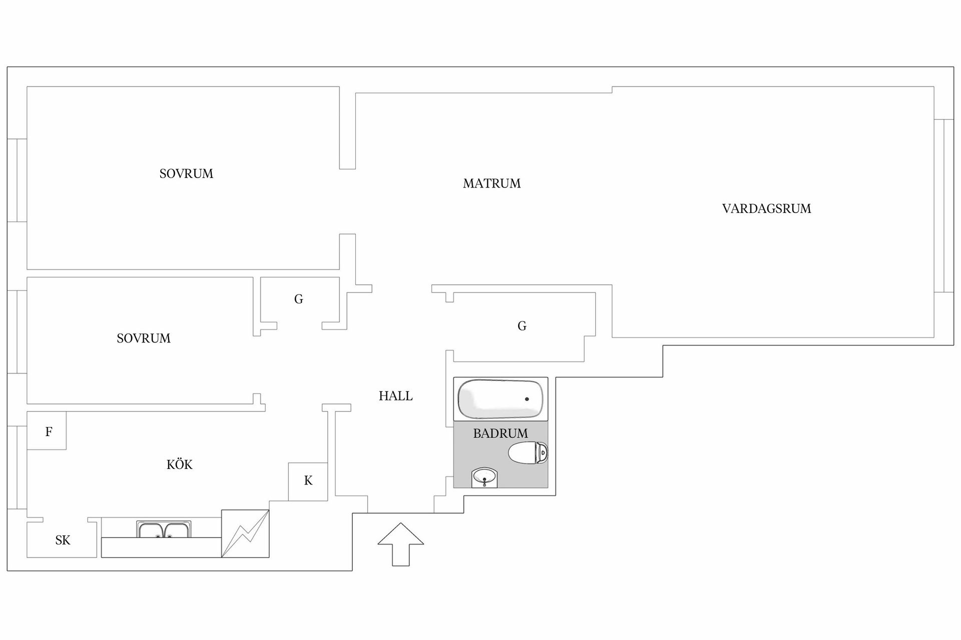 Bostadsrätt, Drottninggatan 6B, Rörsjöstaden, Malmö