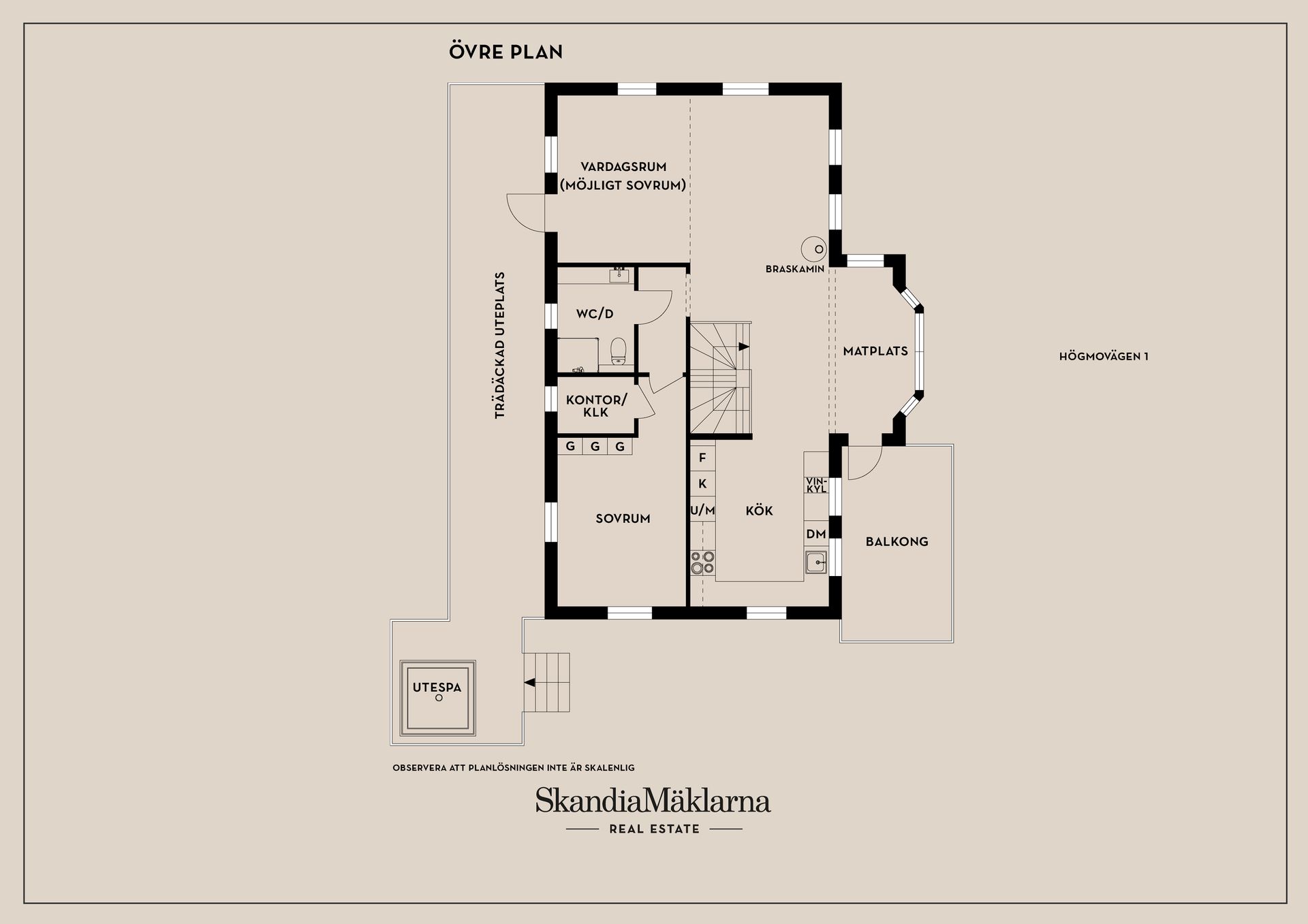 Villa, Högmovägen 1, Snättringe, Huddinge