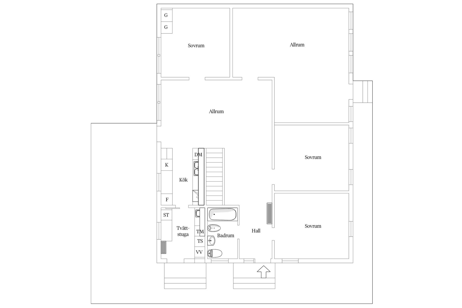 Villa, Dalgatan 8, Borrby, Simrishamn