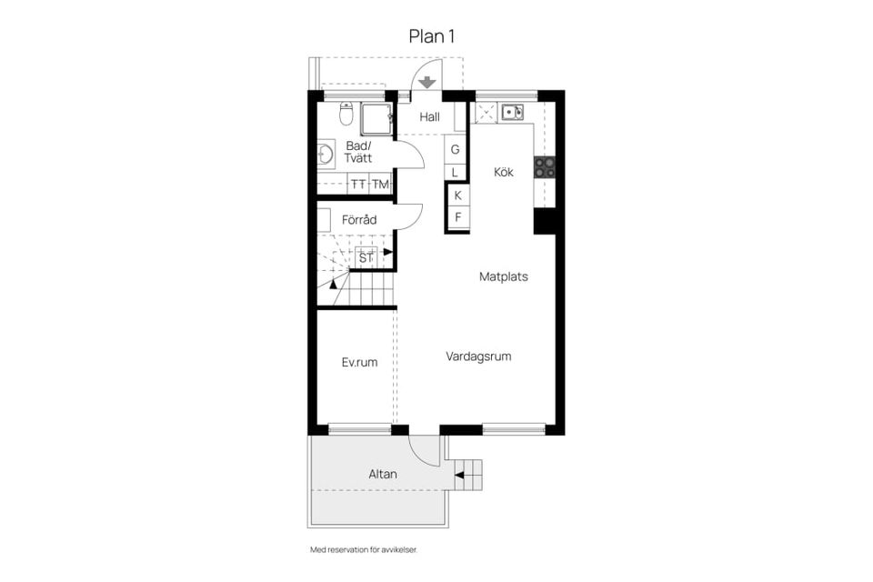 Radhus, Symfonigatan 89, Hestra, Borås