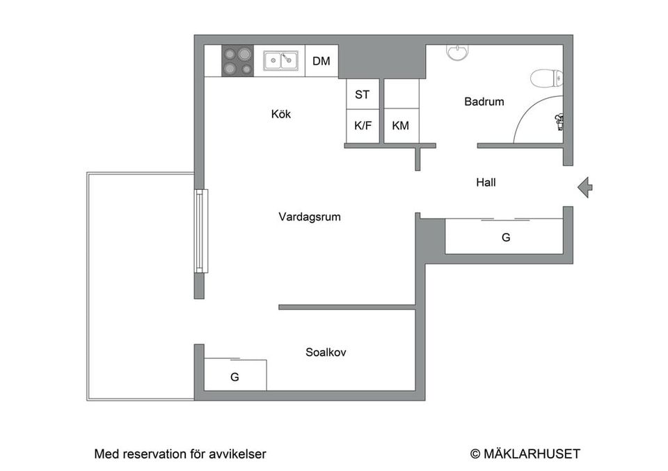 Bostadsrätt, Lämmelgränd 9, vån 5/5, Stora Mossen, Stockholm