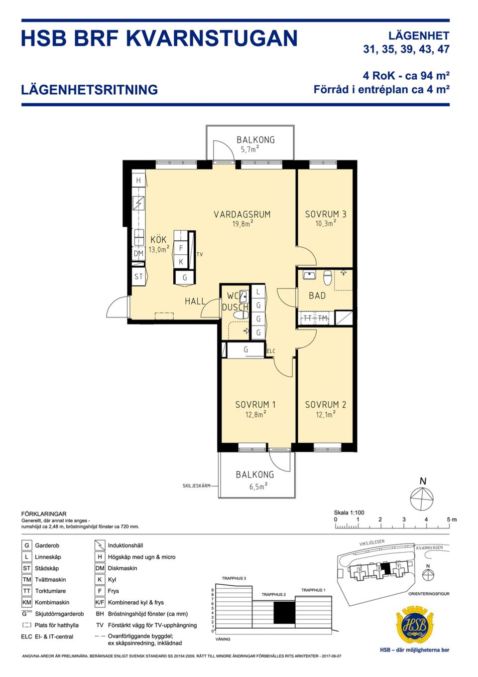 Bostadsrätt, Kvarnvägen 38B, 5 tr, Jakobsberg, Järfälla