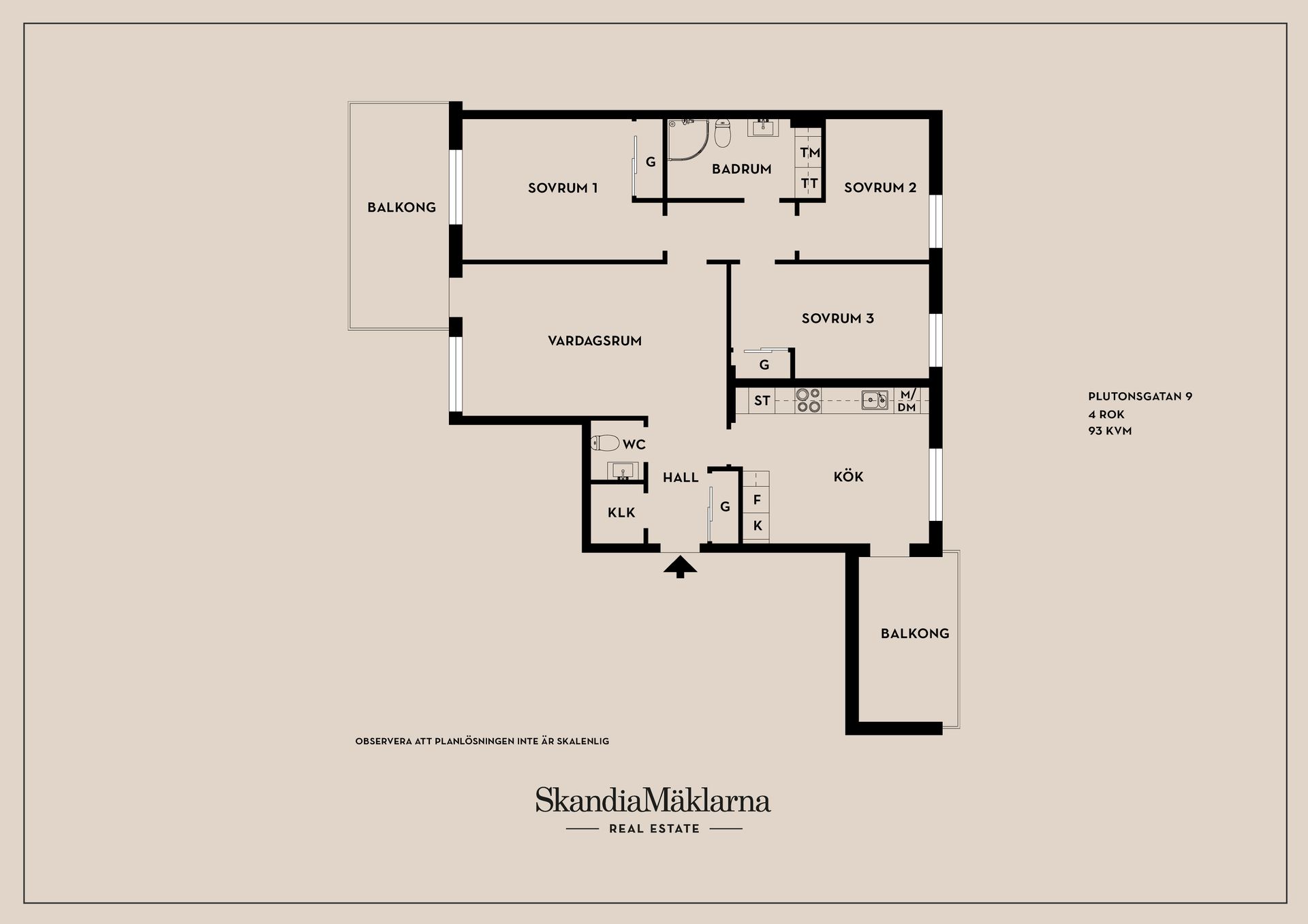 Bostadsrätt, Plutonsgatan 9, Södra Ekkällan, Linköping