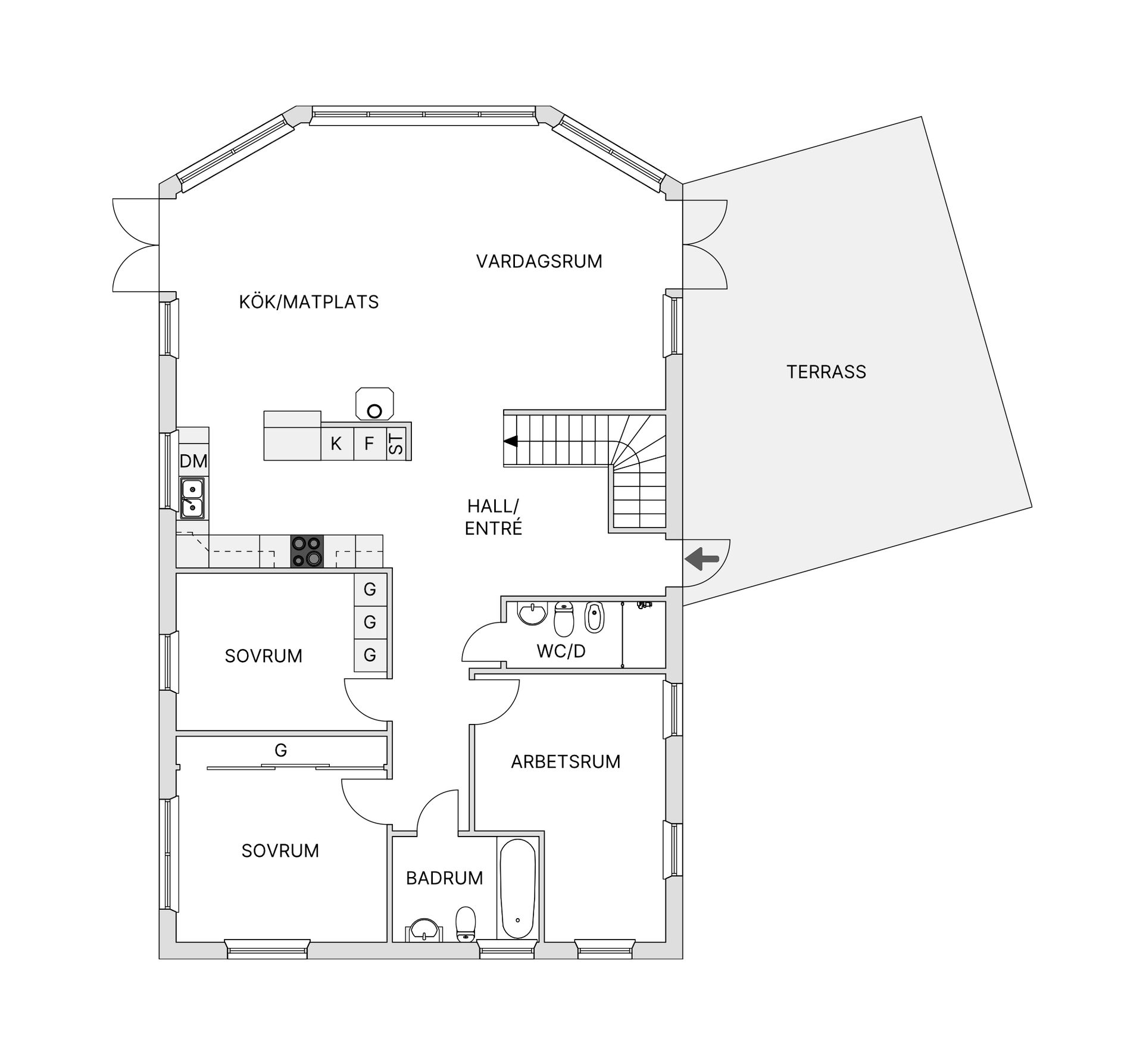 Villa, Vikbrovägen 8, Torslanda - Hästevik, Göteborg