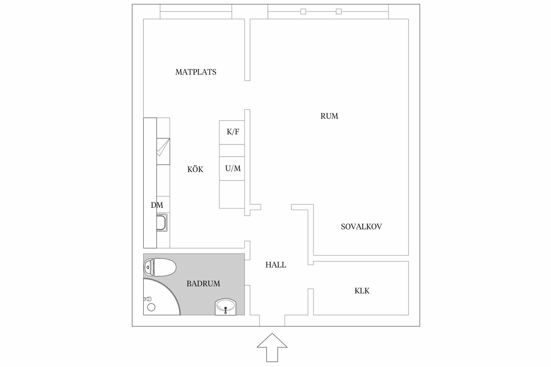 Bostadsrätt, Trädgårdsgatan 20, Söder, Växjö