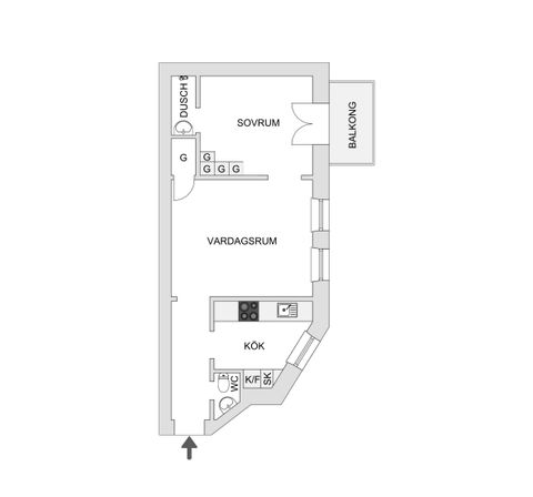 Bostadsrätt, Fleminggatan 95 A, Kungsholmen Fridhemsplan, Stockholm