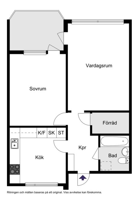 Bostadsrätt, Sockengatan 14B, Rosengården, Helsingborg