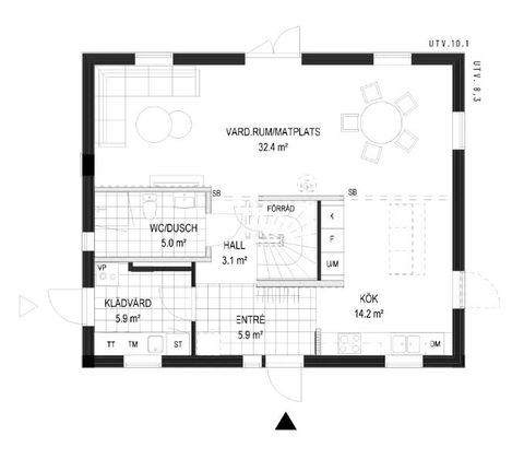 Villa, Torstens väg - Tomt 14, Grillby, Enköping