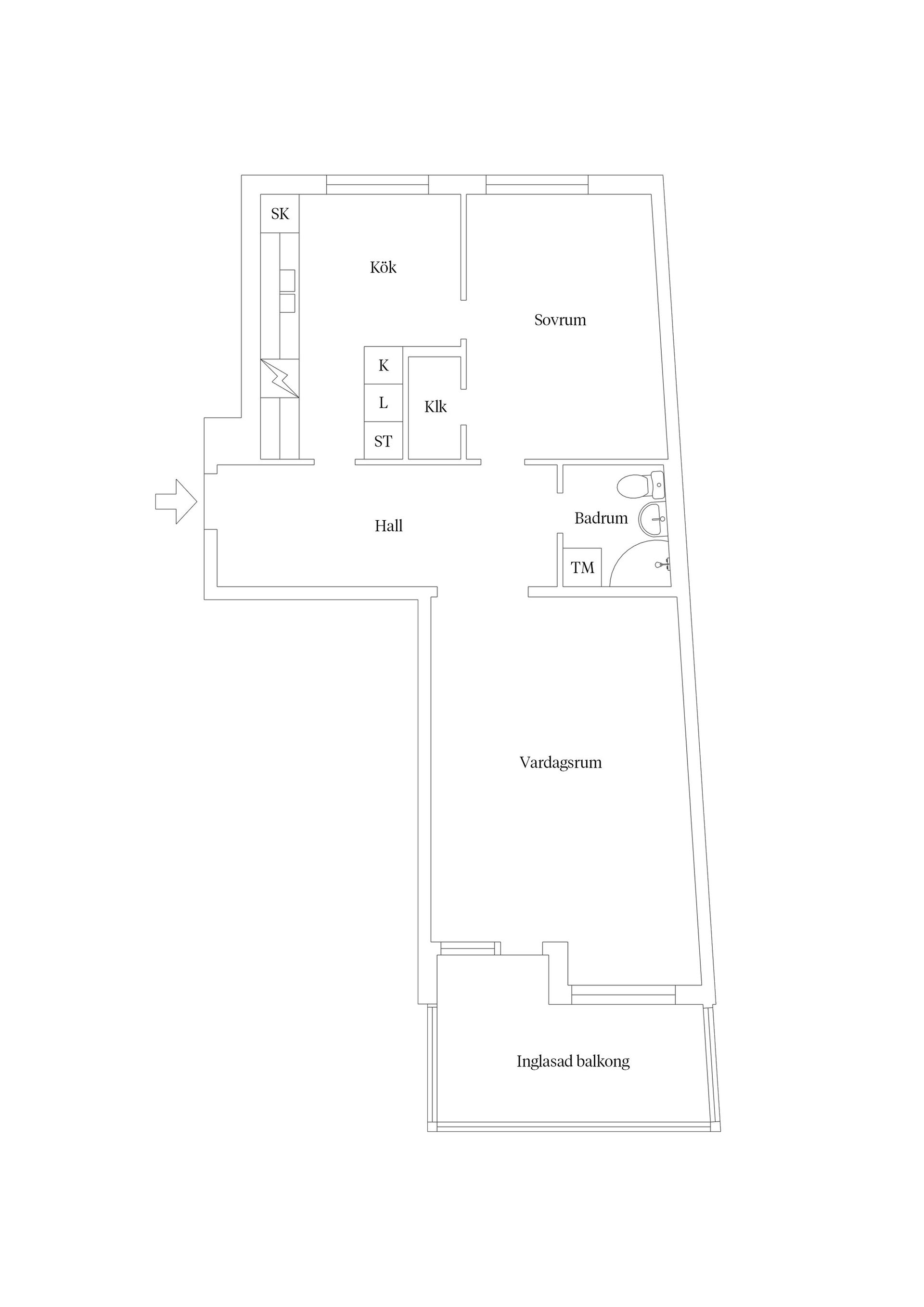 Bostadsrätt, Baldersvägen 44, Haga-Norrliden, Sundsvall