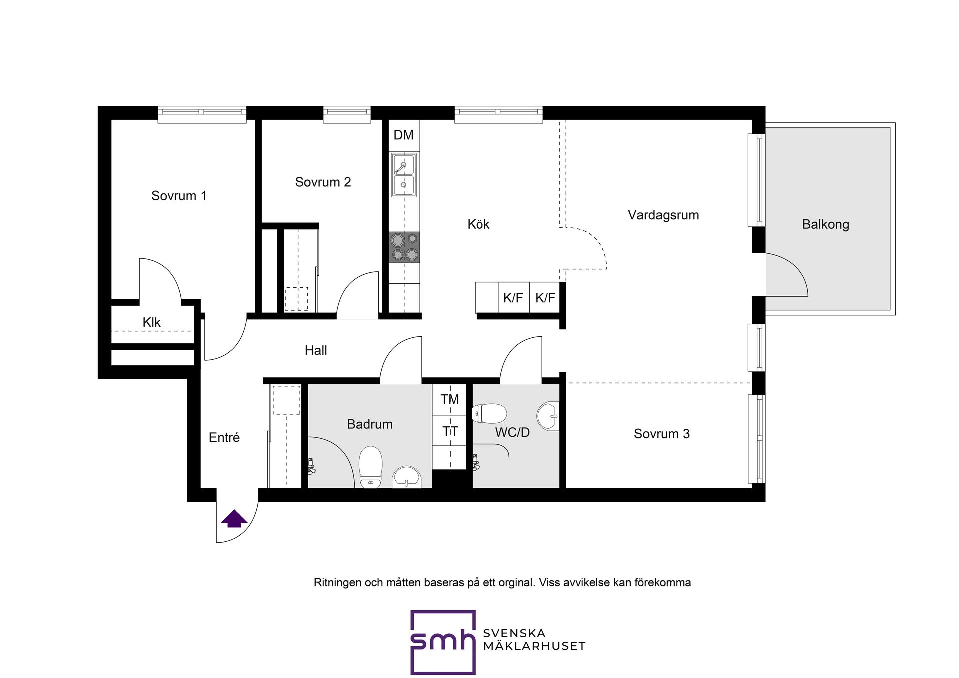 Bostadsrätt, Fabriksvägen 8, Kallhäll, Järfälla