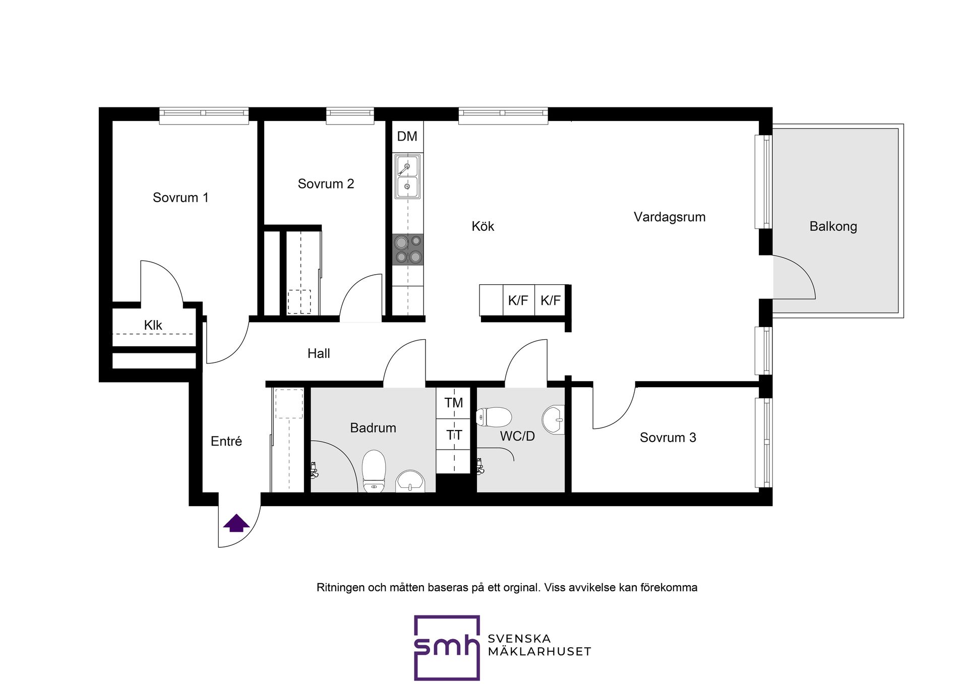Bostadsrätt, Fabriksvägen 8, Kallhäll, Järfälla