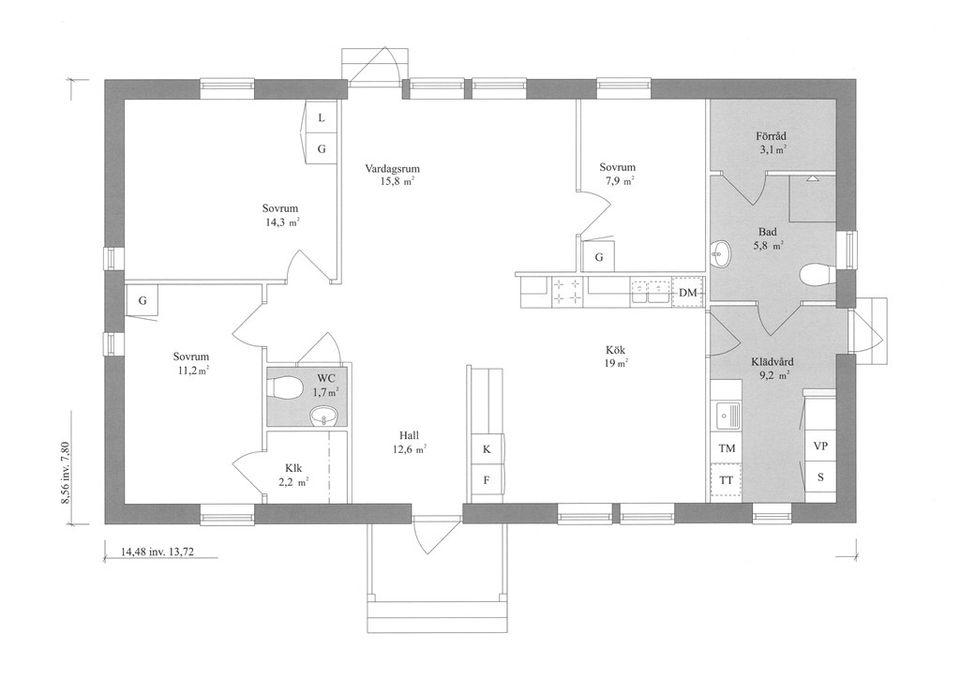 Villa, Granströms väg 11, Obbola, Umeå