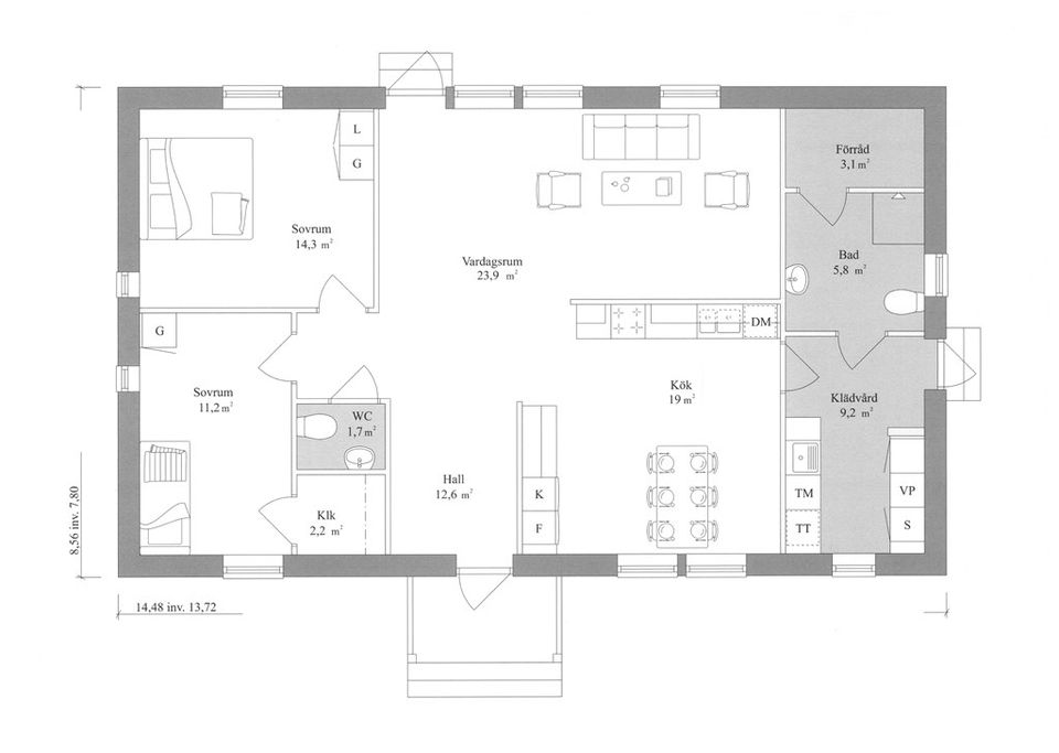 Villa, Granströms väg 11, Obbola, Umeå