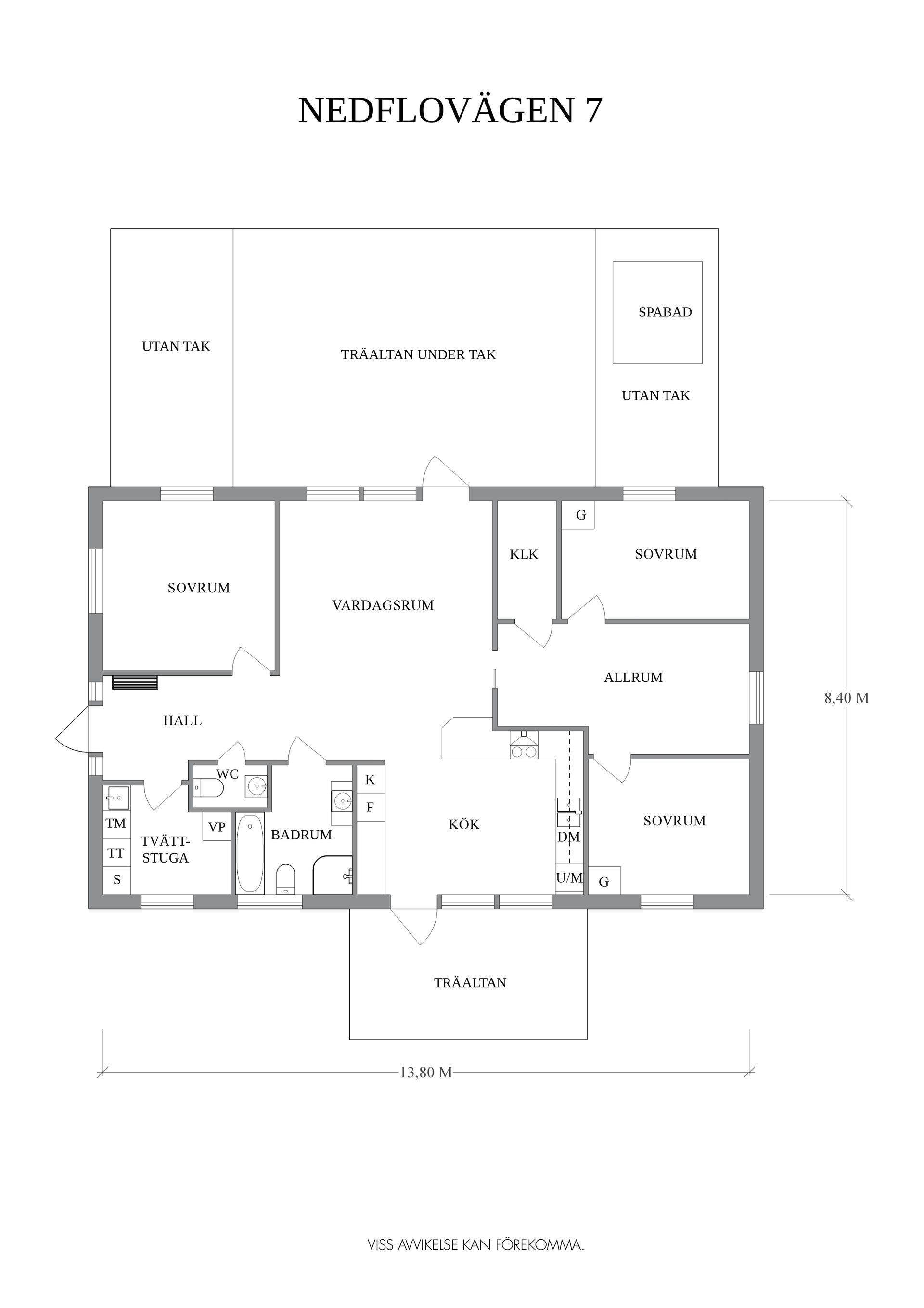 Villa, Nedflovägen 7, Bollebygd