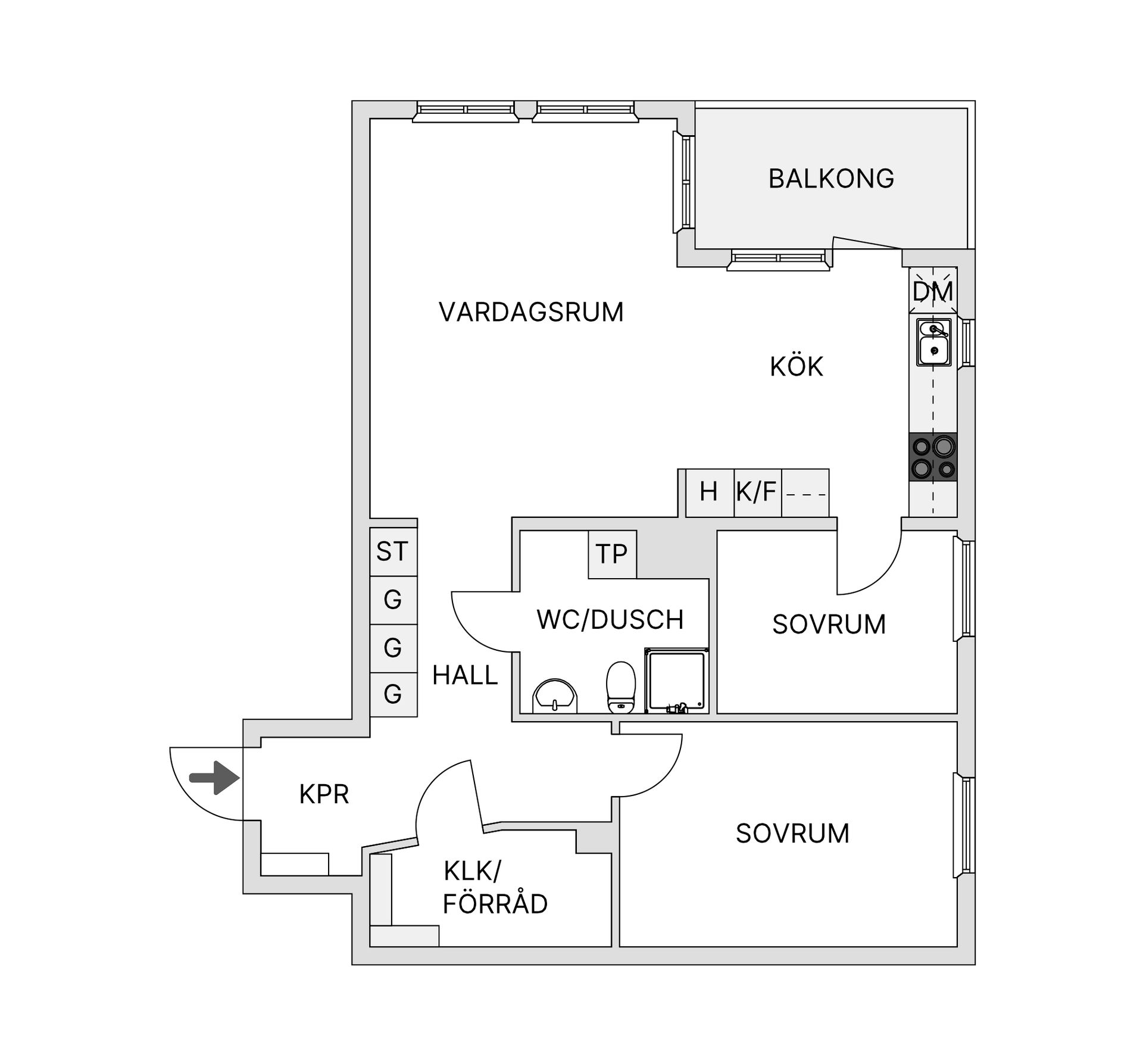 Bostadsrätt, Andebodavägen 2, Viksjö, Järfälla