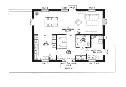 Villa, Korta vägen 8, Gladö Kvarn, Huddinge