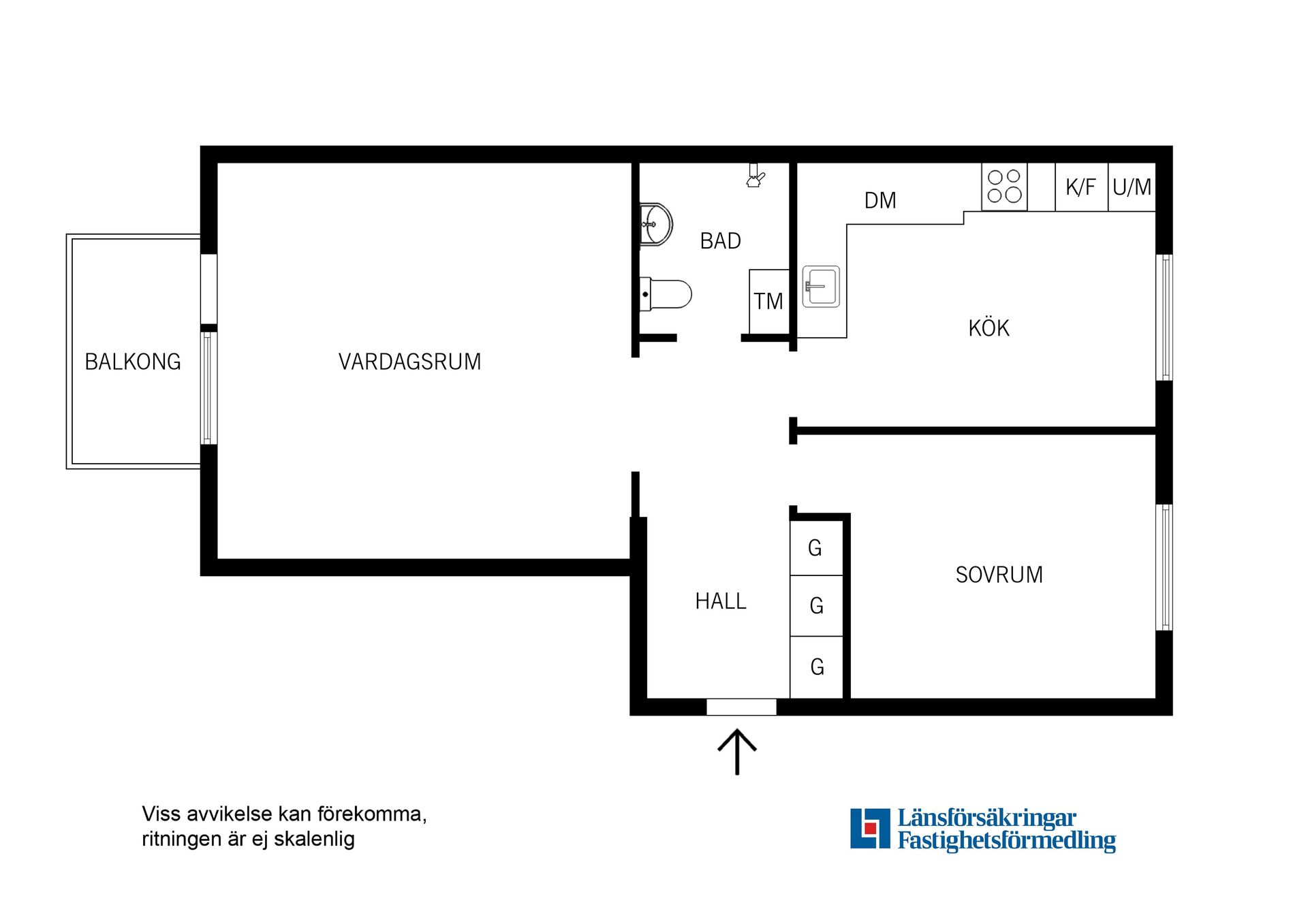 Bostadsrätt, Elsa Borgs gata 44, Fruängen, Stockholm