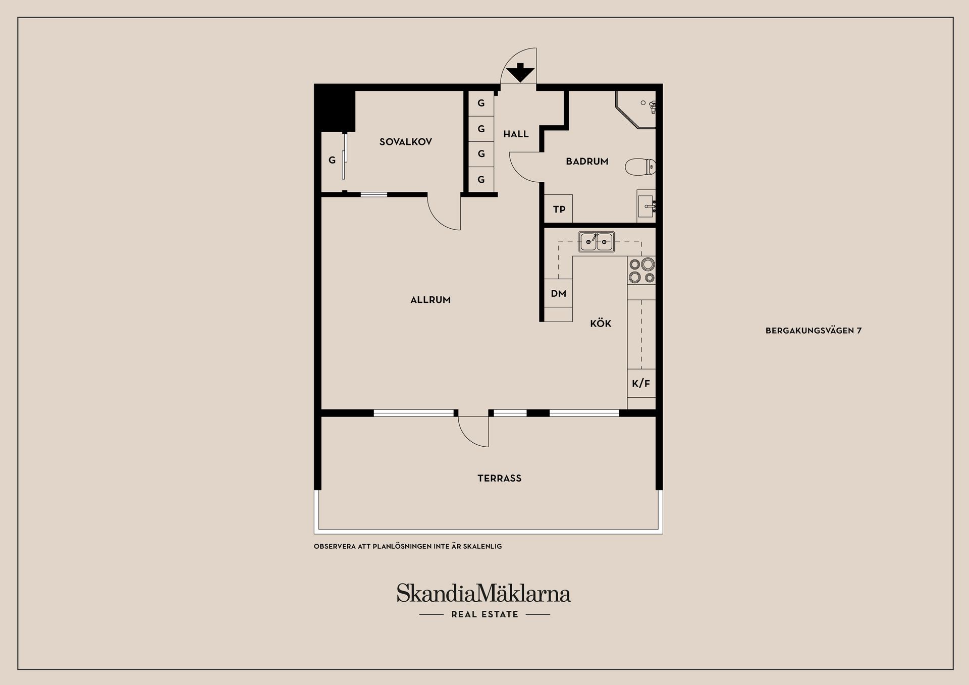 Bostadsrätt, Bergakungsvägen 7, Snättringe/ Utsälje, Huddinge