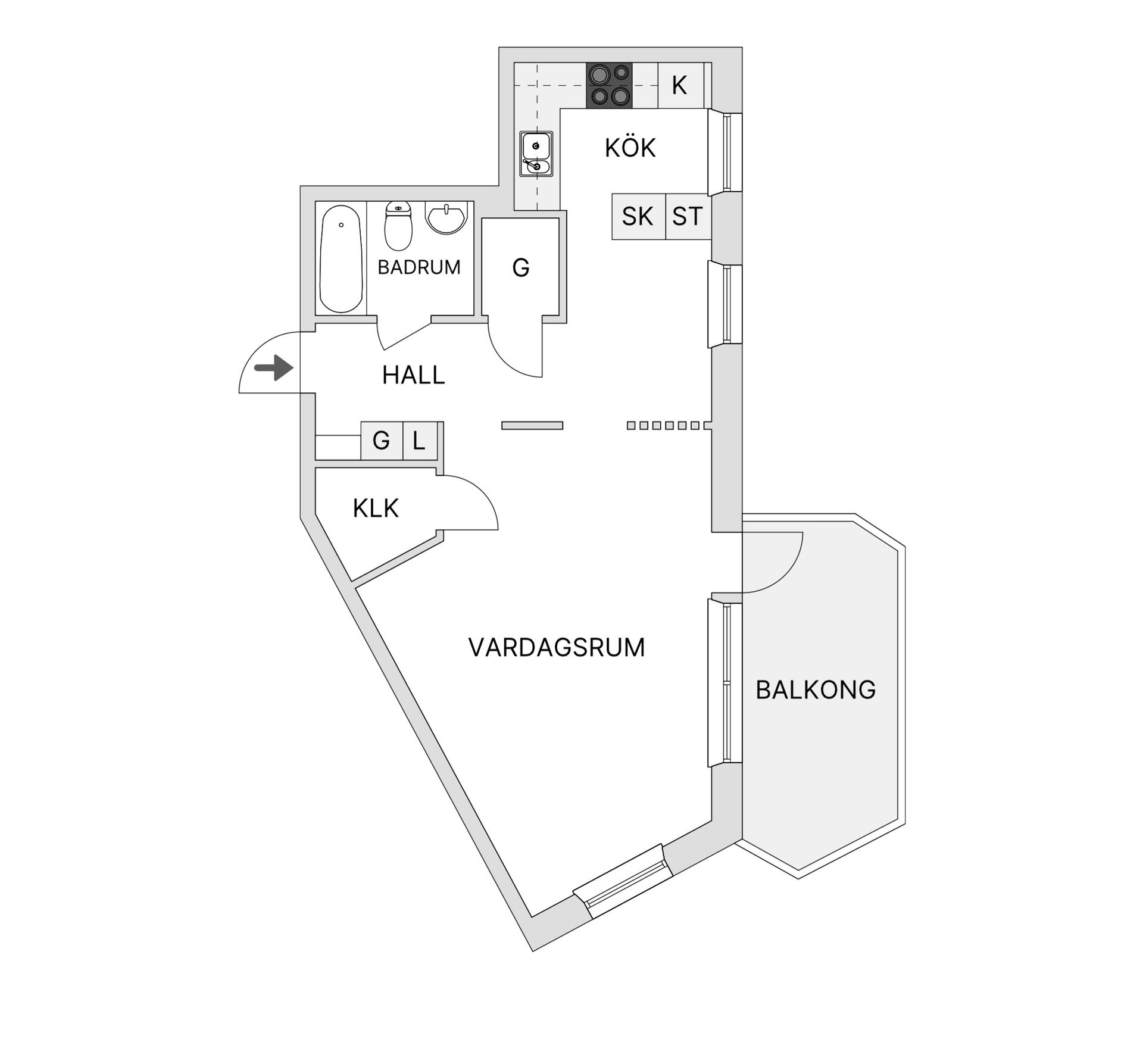 Bostadsrätt, Färgargårdstorget 20, Södermalm - Sofia, Stockholm