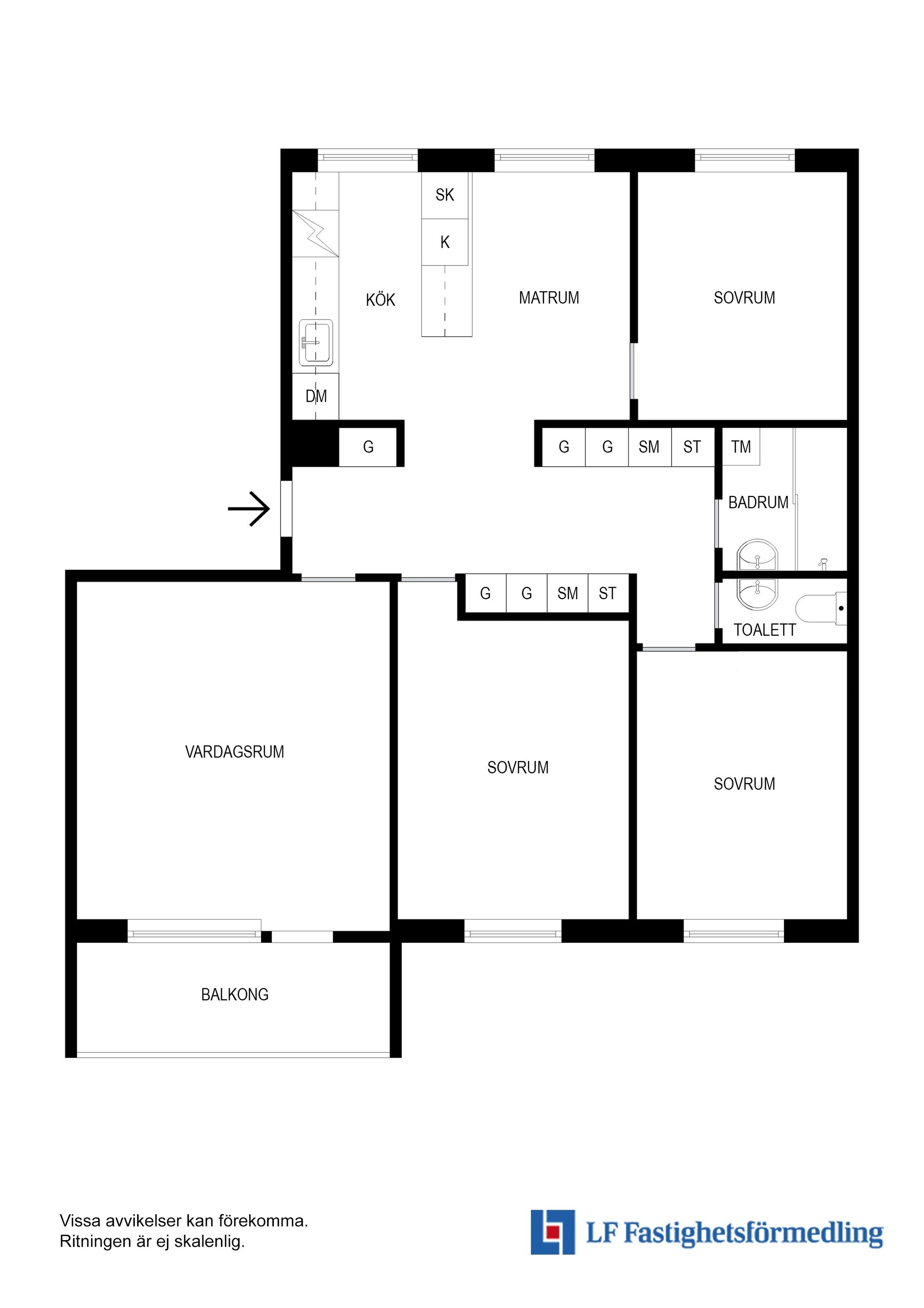 Bostadsrätt, Kruthornsvägen 56A, Edsberg, Sollentuna