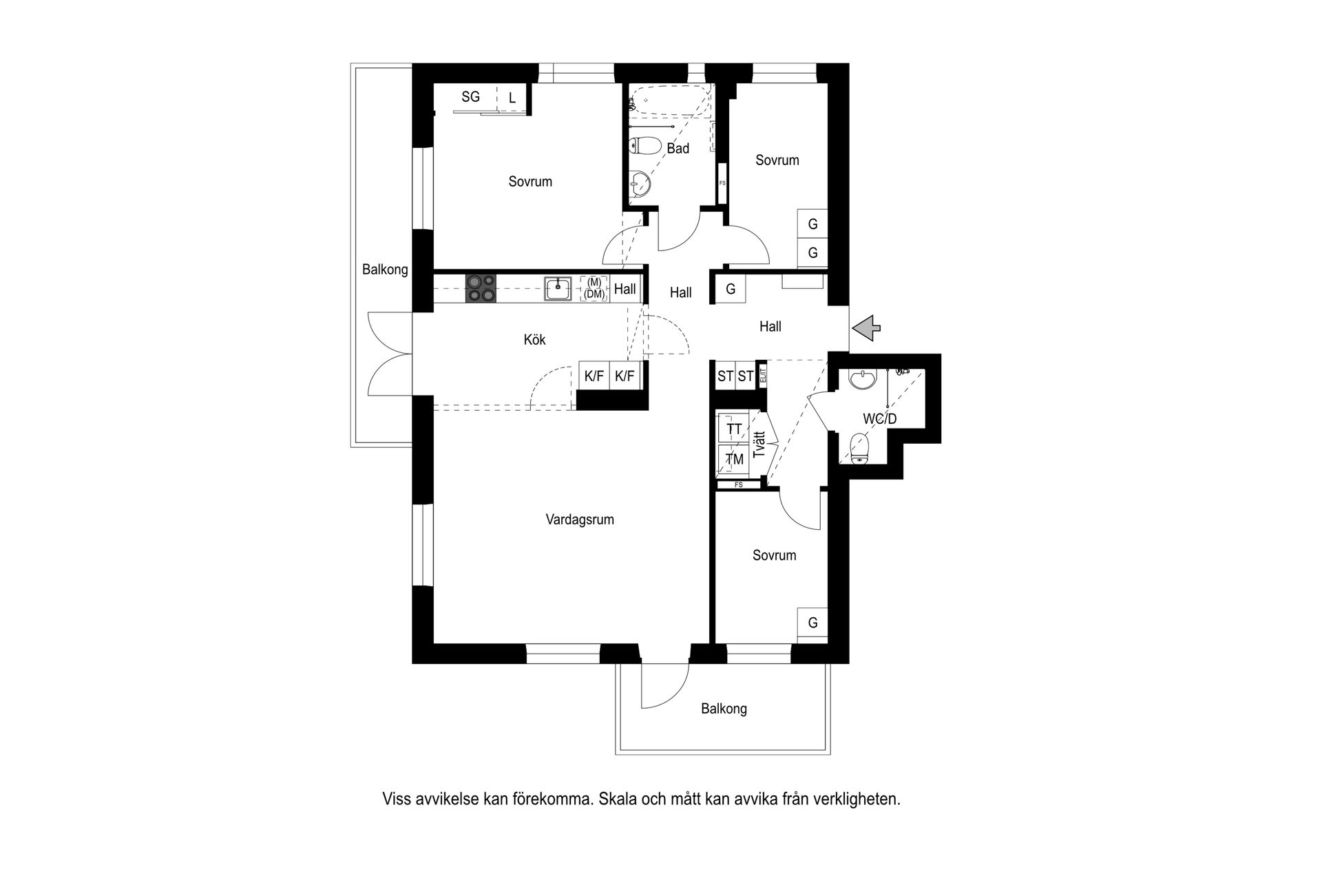 Bostadsrätt, Stockholmsvägen 164D, Täby Centrum, Täby