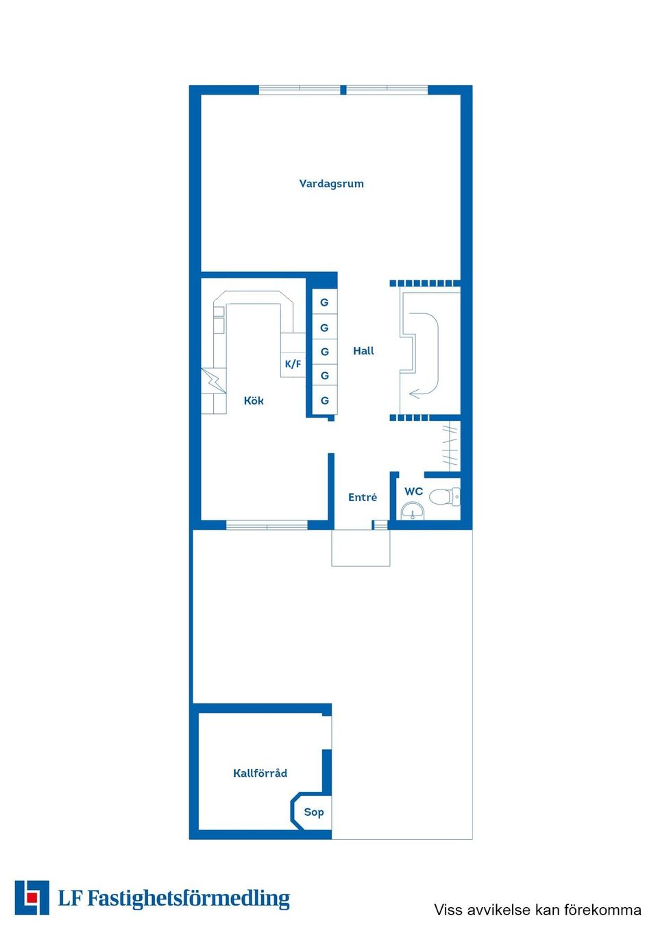 Radhus, Marsvägen 3B, Horred, Mark