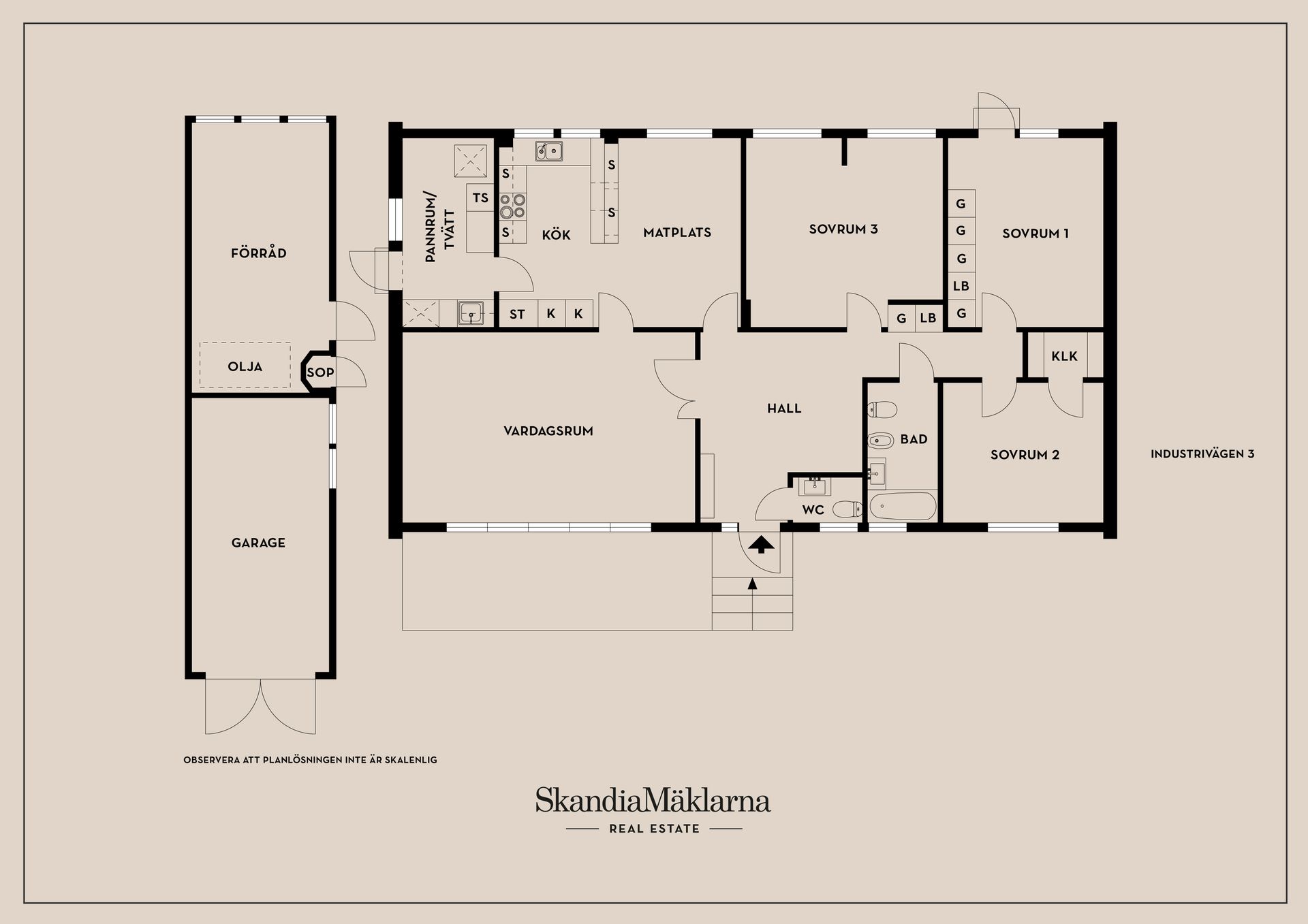 Villa, Industrivägen 3, Forshaga