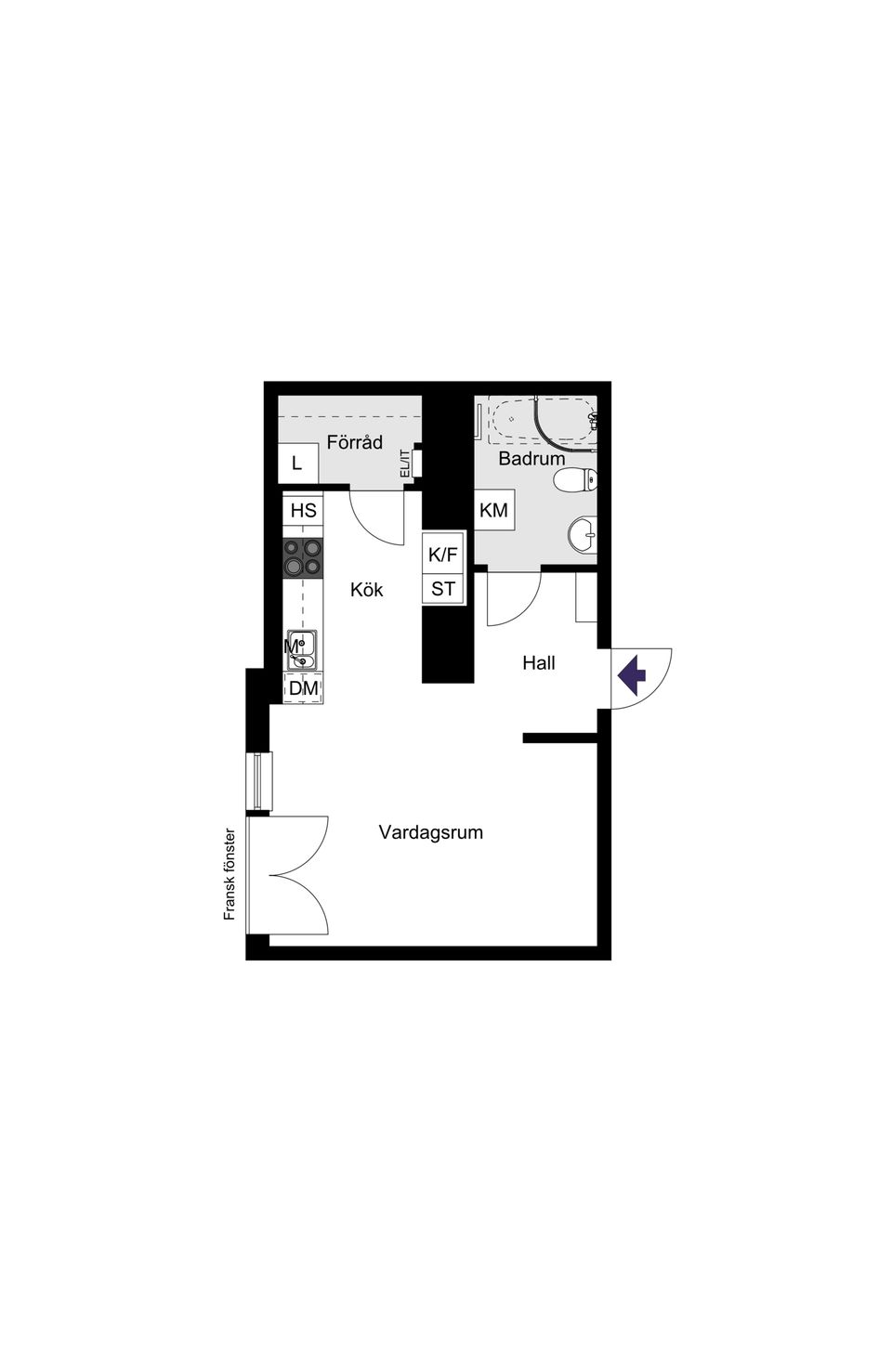 Bostadsrätt, Mittfältsgatan 13, Råsunda, Solna