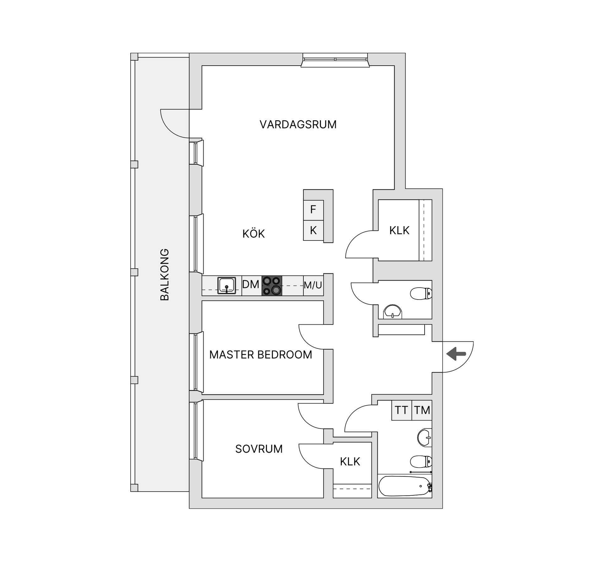 Bostadsrätt, Bollmora gårdsväg 11, 4tr, Tyresö Centrum, Tyresö