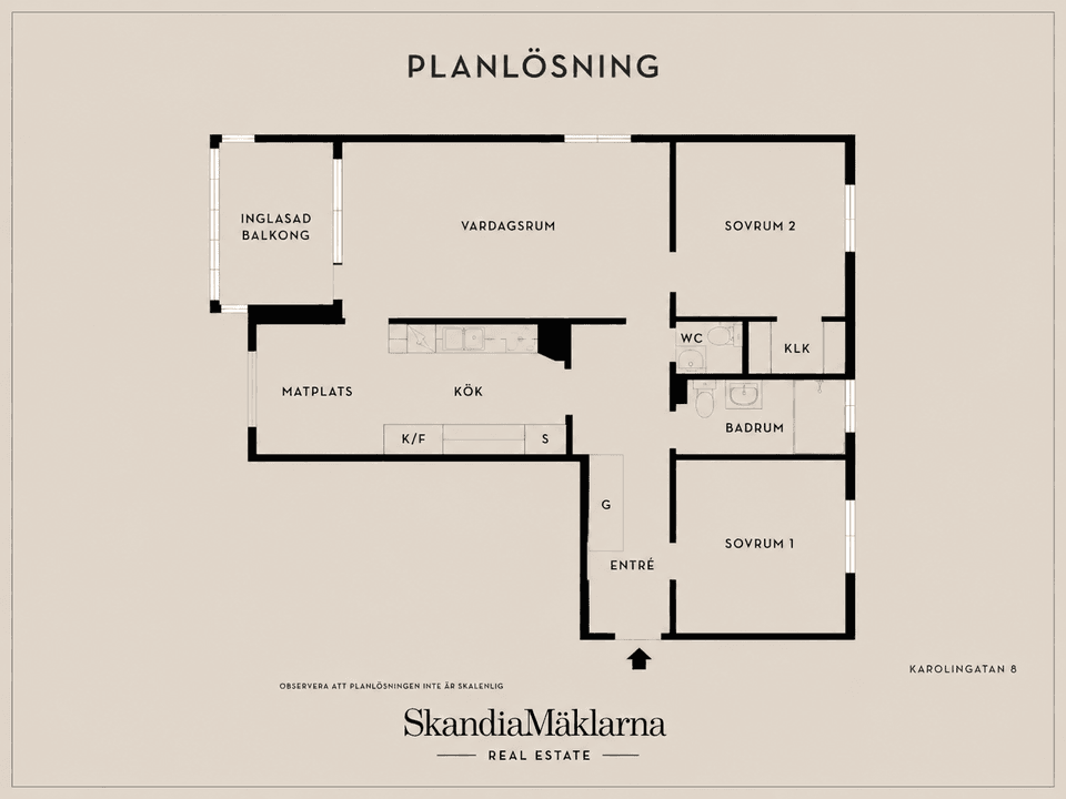 Bostadsrätt, Karolingatan 8, Vita Höja, Malmö